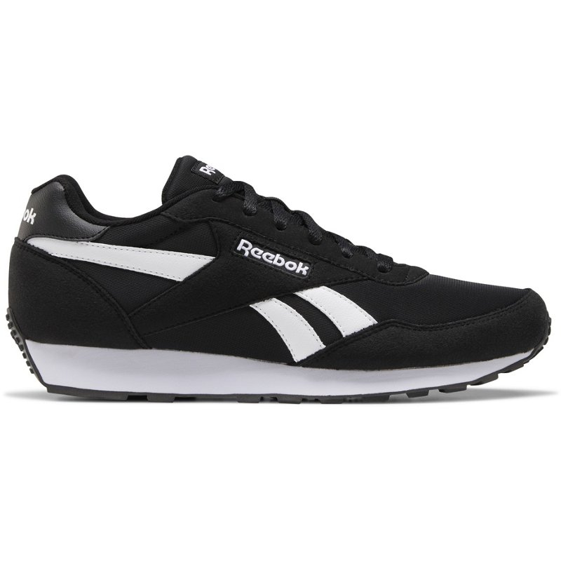 Reebok Men's Rewind Run Running Shoes Black/White, 11 - Men's Active at Academy Sports product image