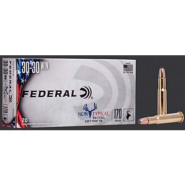 Federal Non-Typical 30-30 Winchester 170-Grain Ammunition - 20 Rounds                                                           