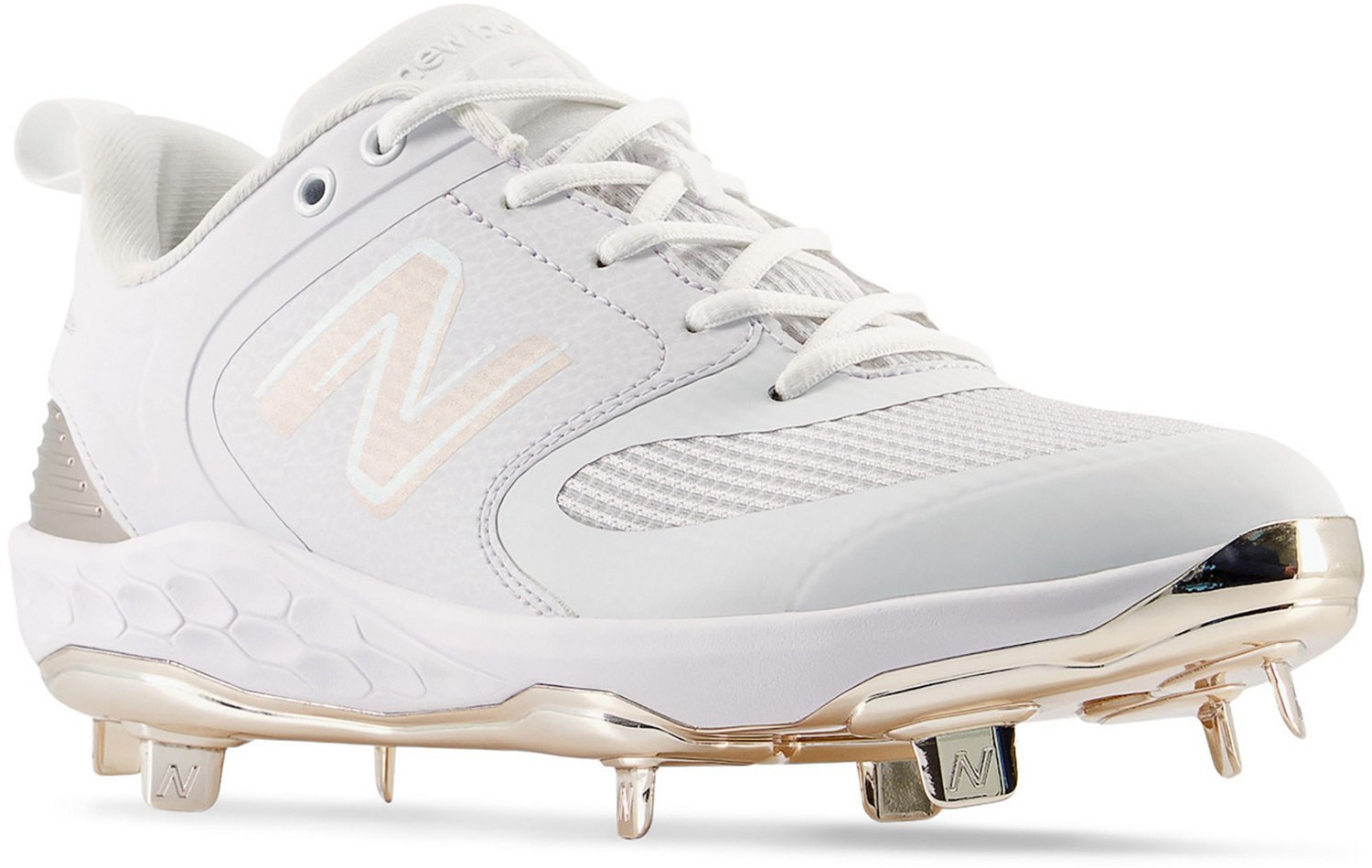New Balance Women's Velov3 Metallic Metal Softball Cleats Academy