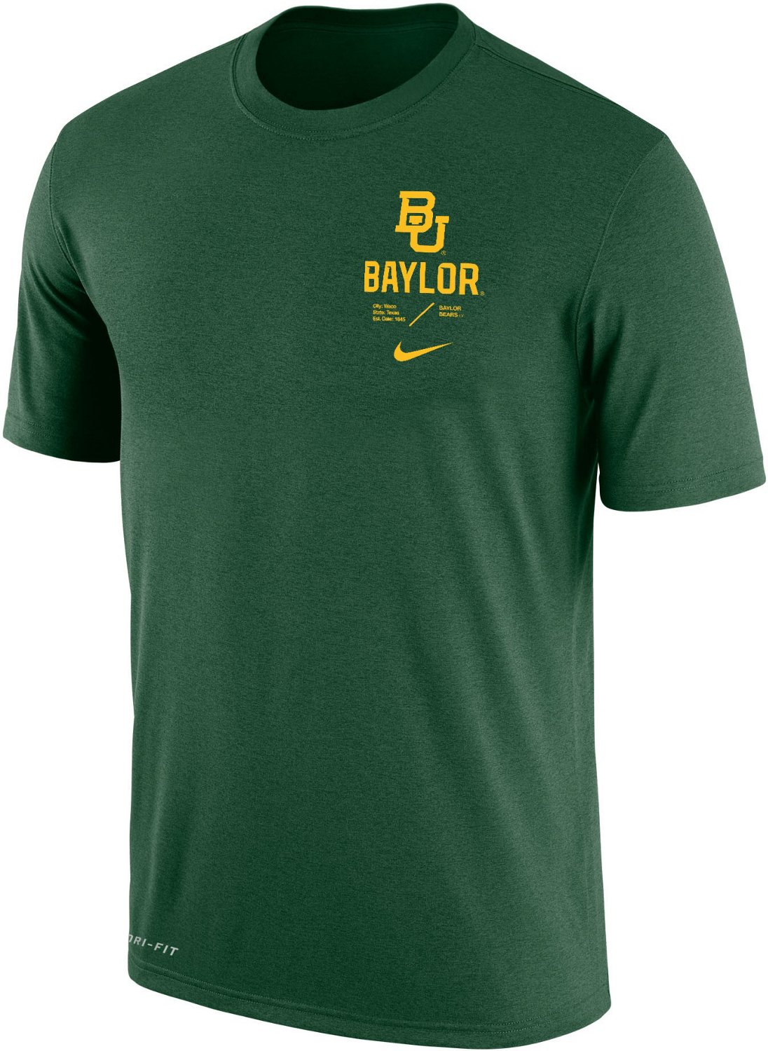 Nike Men's Baylor University Dri-FIT Cotton Team Issue T-shirt | Academy