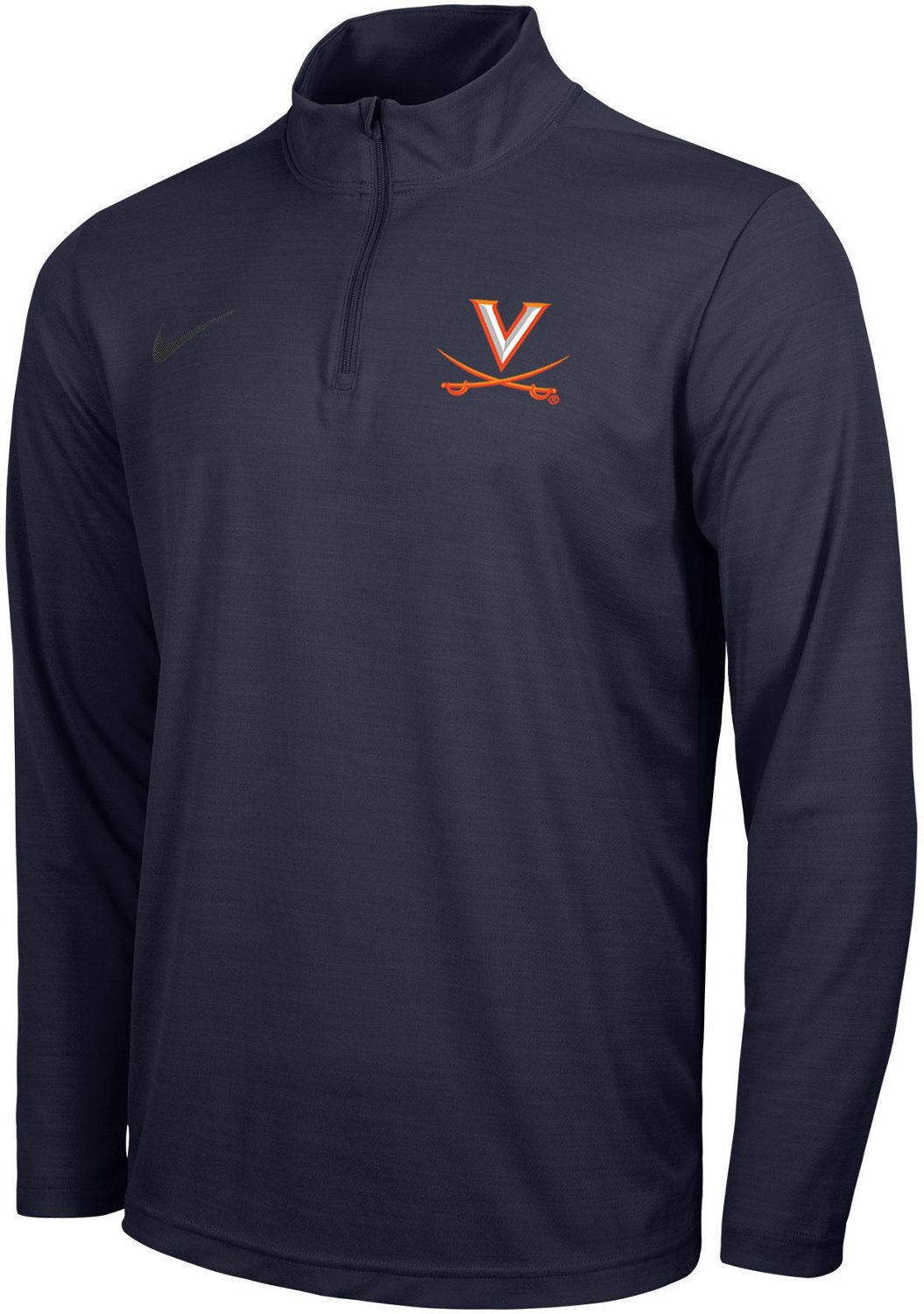 Nike Men's University of Virginia Logo Intensity 1/4 Zip Sweatshirt ...