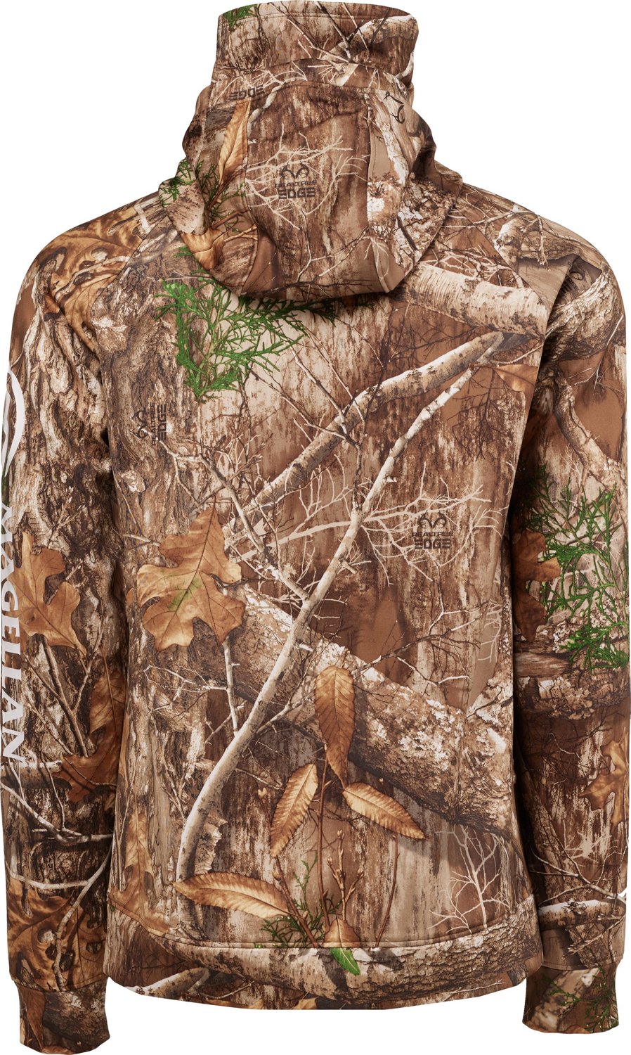 Magellan Outdoors Men's Pro Fish Mossy Oak WhiteCap Gaiter Hoodie