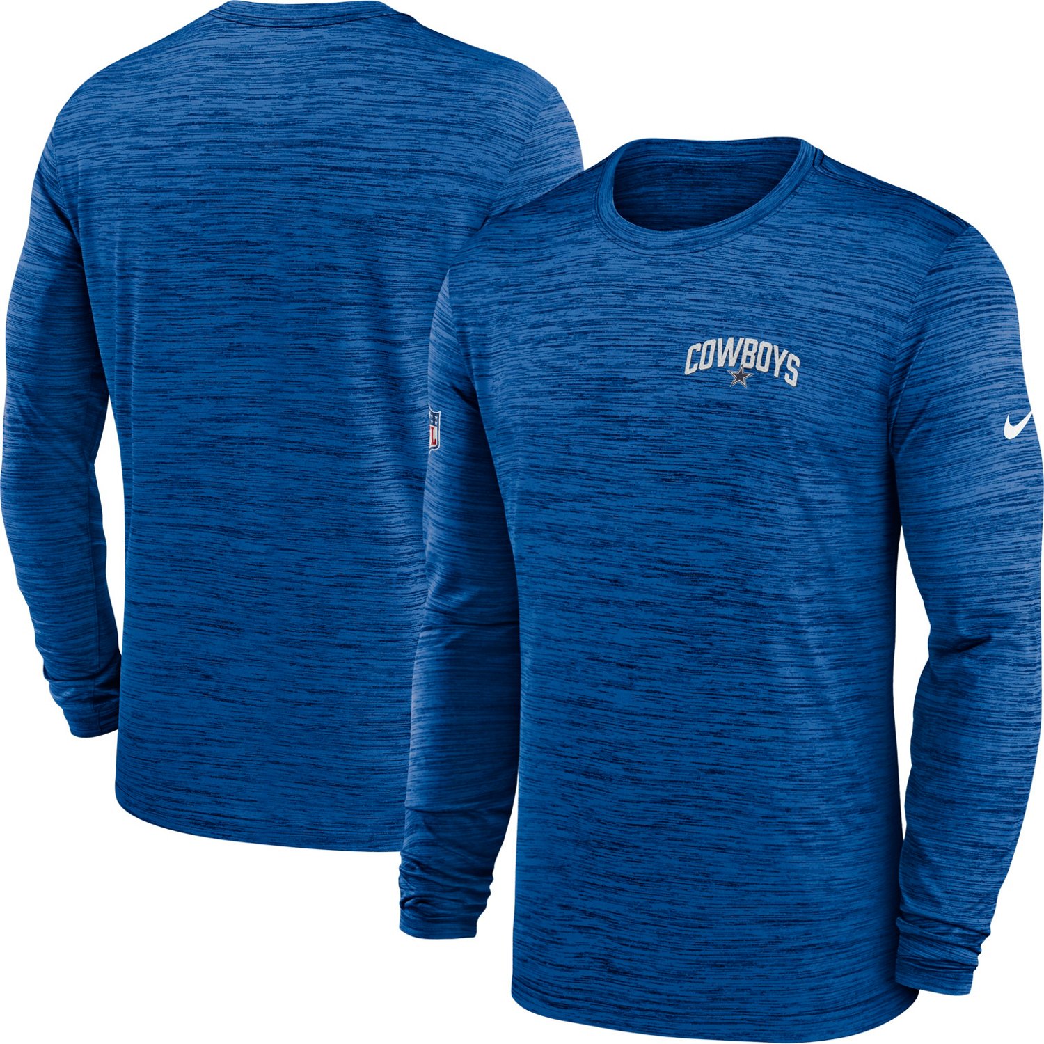 Nike Men's Dallas Cowboys 2022 Velocity Long Sleeve T-shirt | Academy