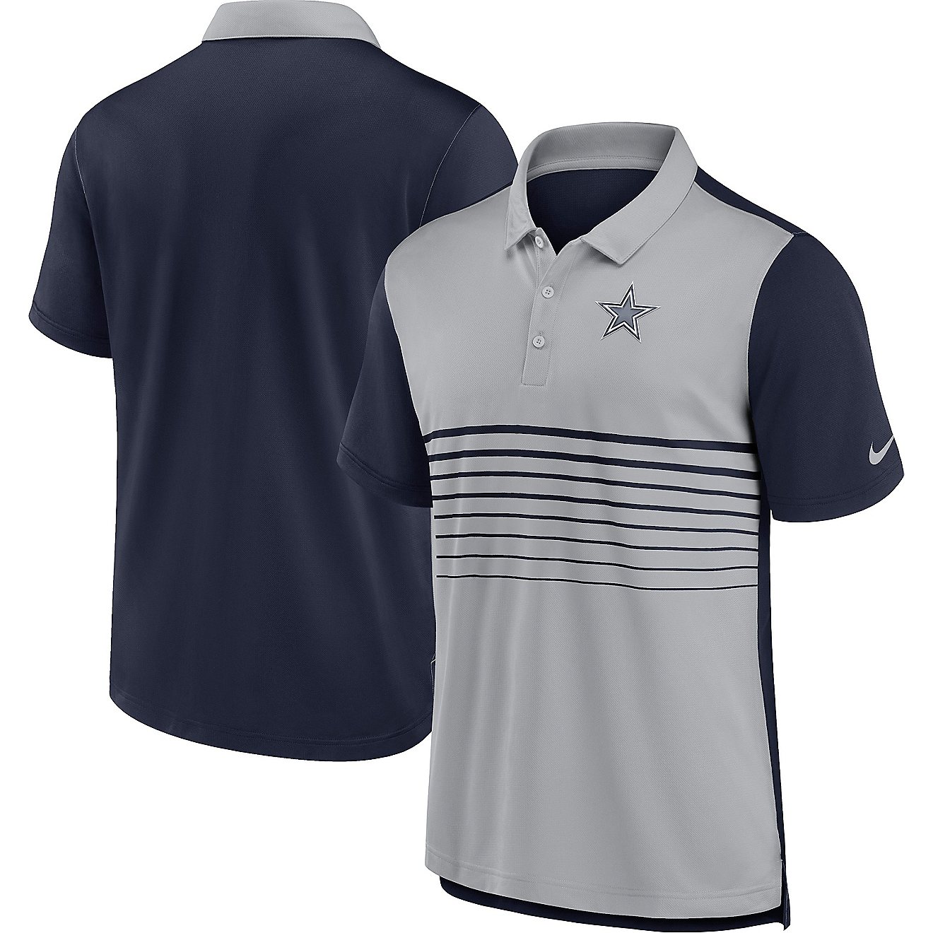 Nike Men's Dallas Cowboys Dri-FIT Logo Polo Shirt                                                                                - view number 1