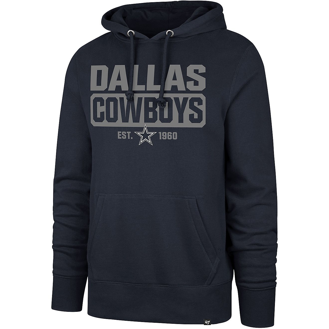’47 Men’s Dallas Cowboys Box Out Fleece Headline Hoodie                                                                      - view number 1