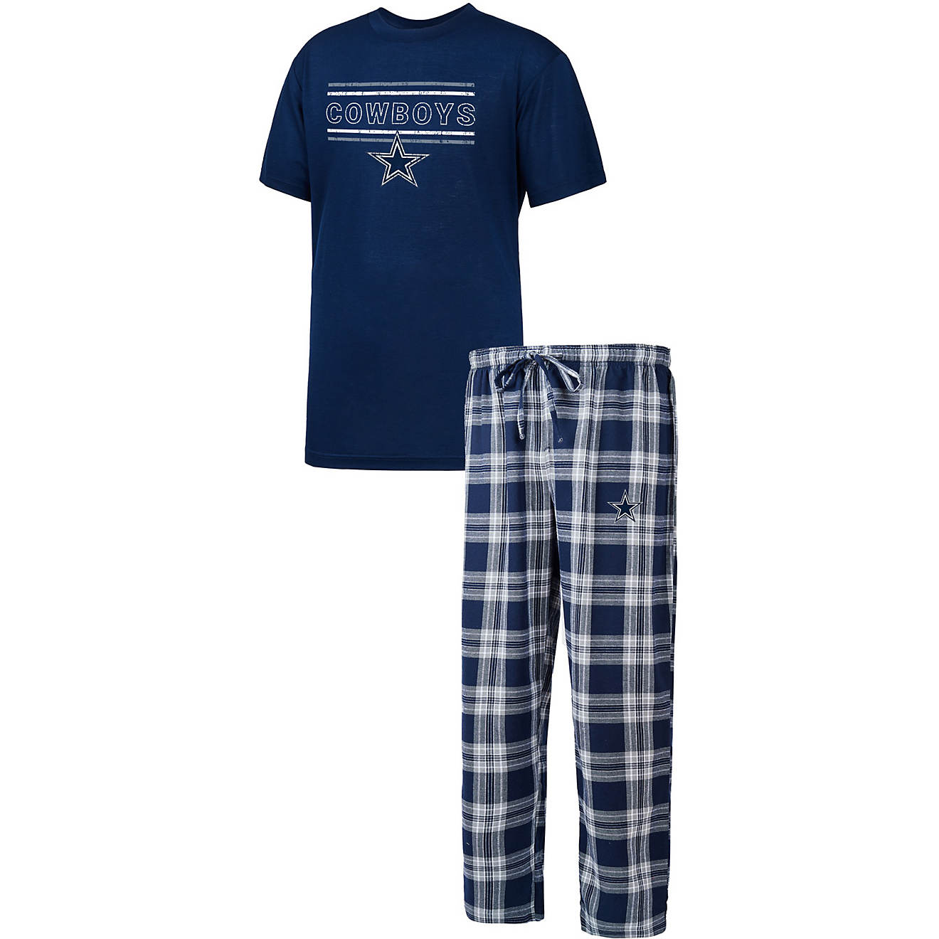 Concepts Sport Men's Dallas Cowboys Badge T-shirt Pant Set                                                                       - view number 1
