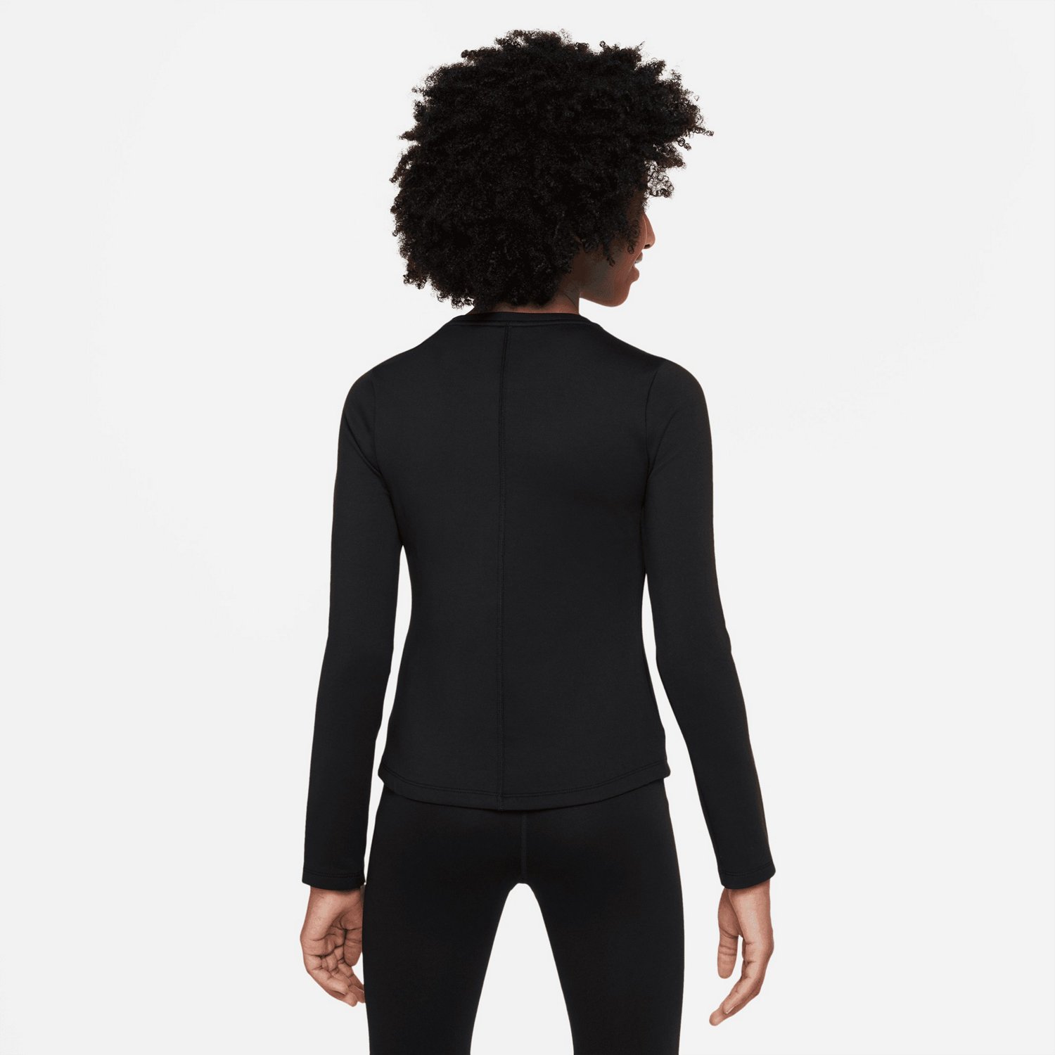 Nike Girls’ Therma-FIT One Long Sleeve Shirt - view number 2