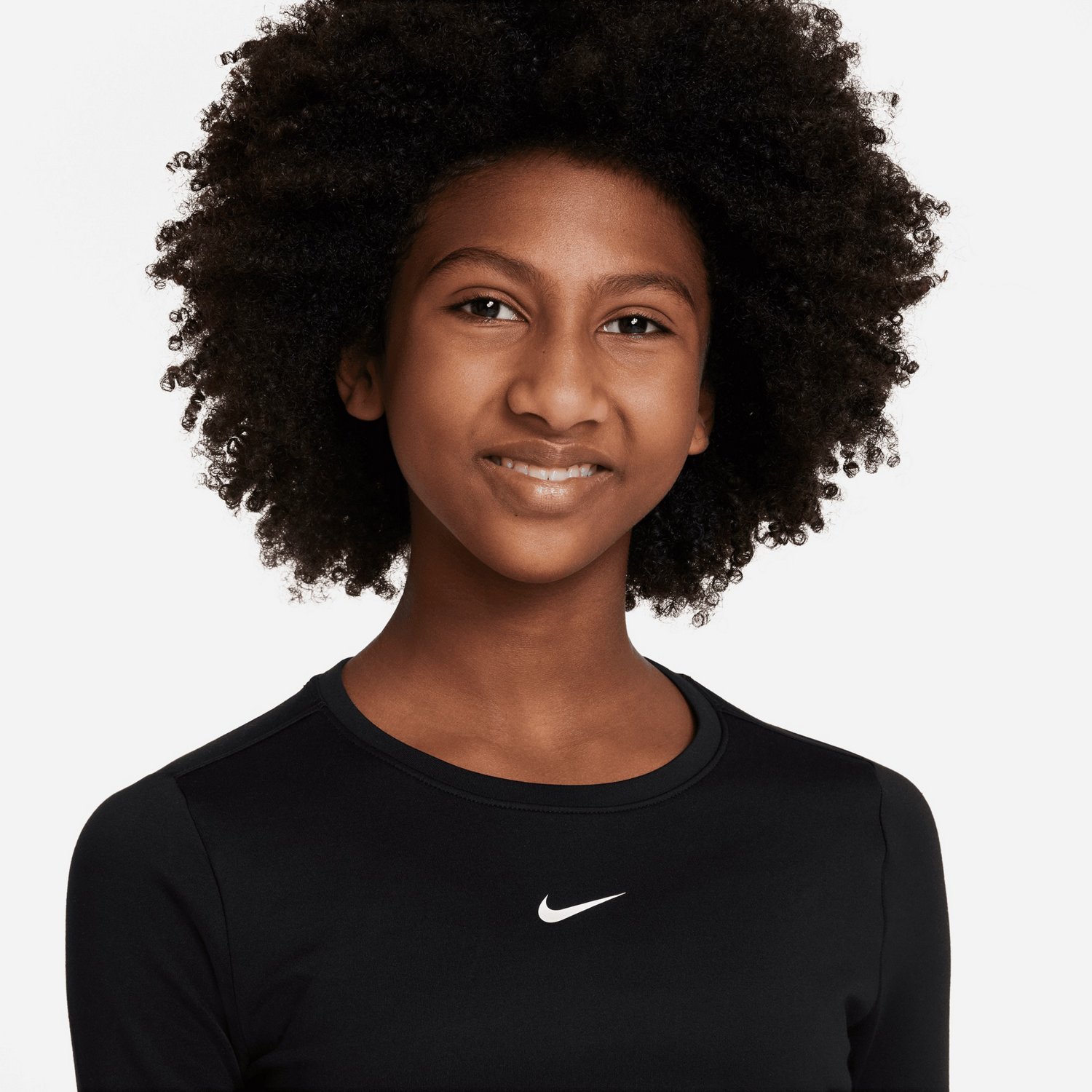 Nike Girls’ Therma-FIT One Long Sleeve Shirt - view number 4