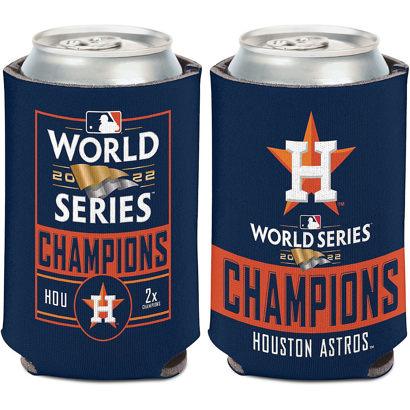 WinCraft Houston Astros 2022 World Series Champs Can Cooler                                                                      - view number 1