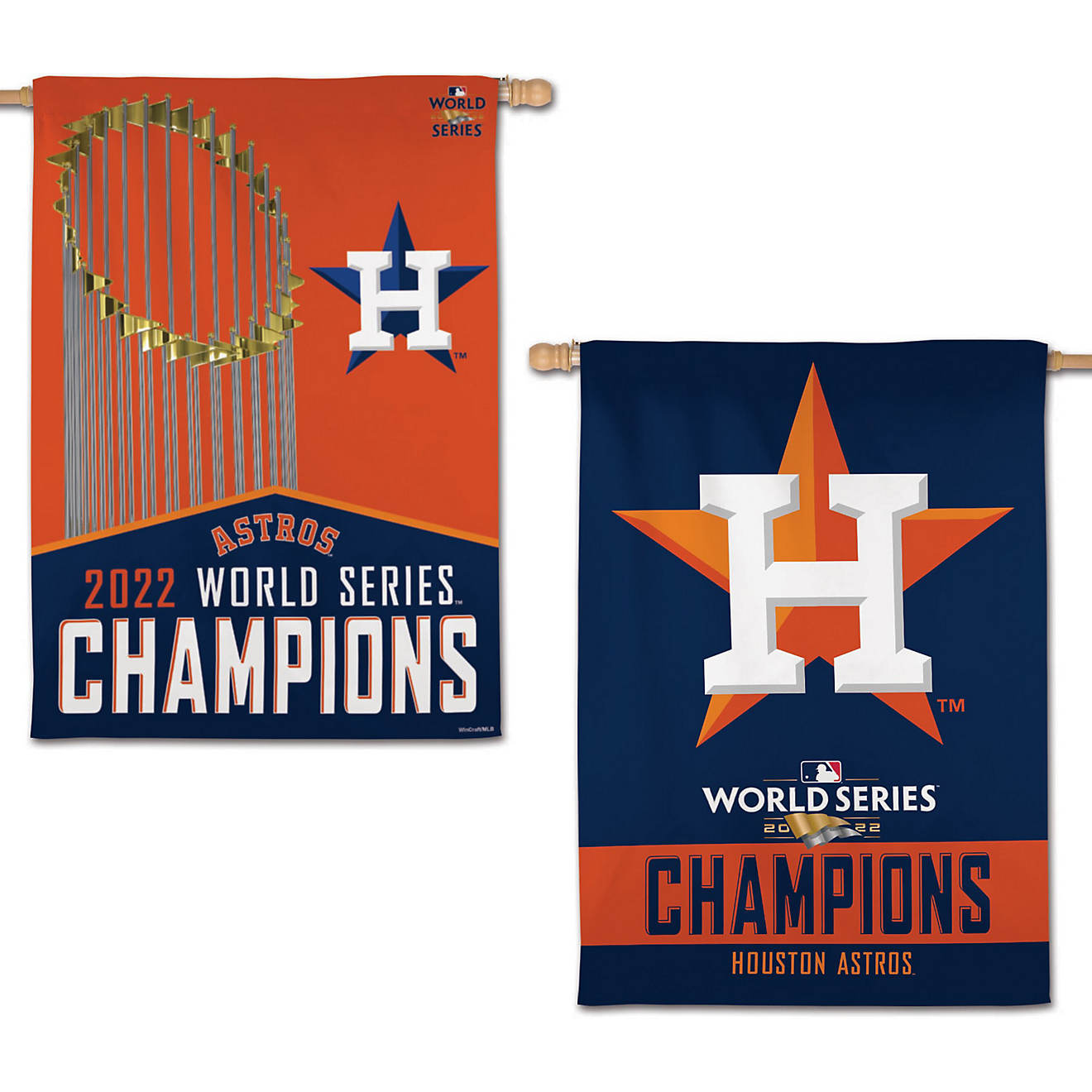 WinCraft Houston Astros 2022 World Series Champs 28"x40" Banner                                                                  - view number 1