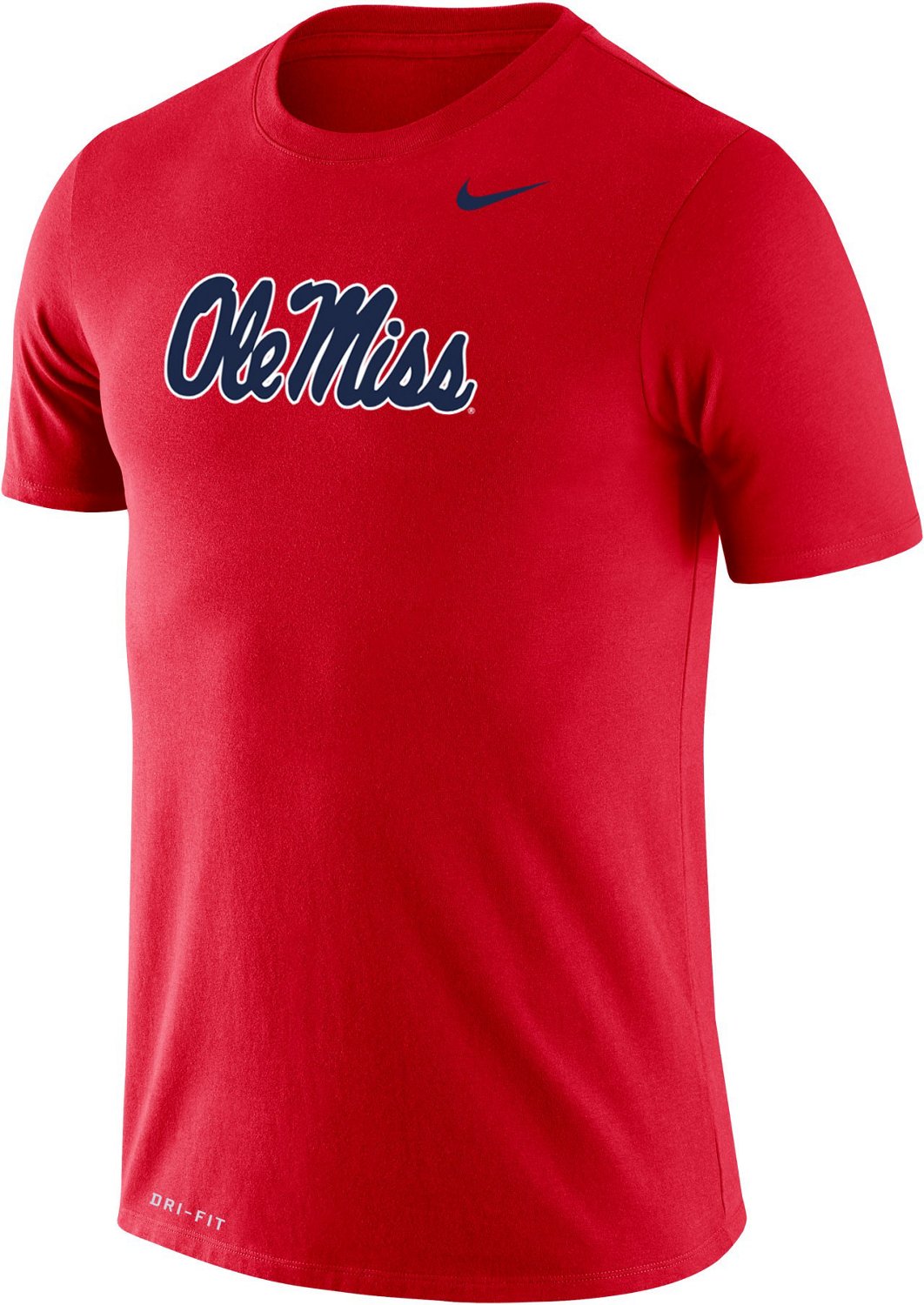 Nike Men's University of Mississippi Logo Legend Short Sleeve T-shirt ...