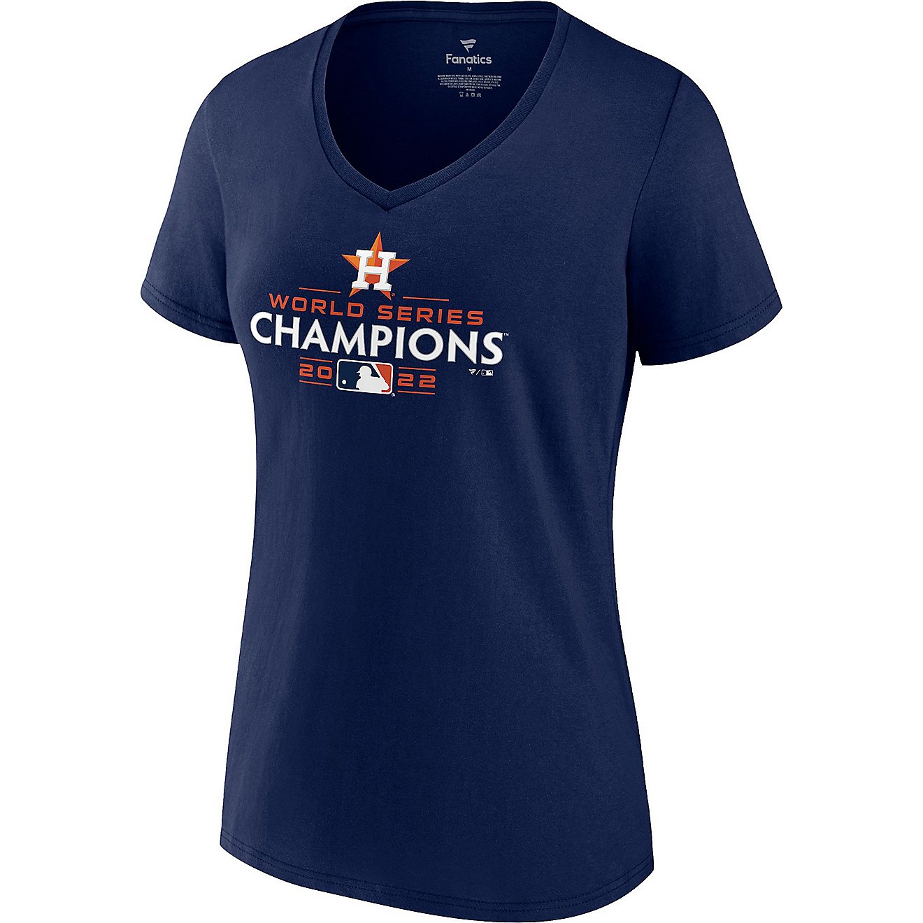 Fanatics Women's Houston Astros 2022 World Series Champs Logo T-shirt                                                            - view number 1