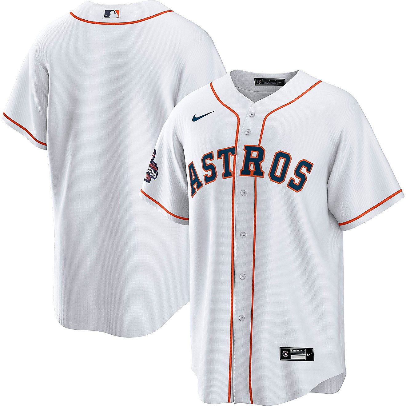 Nike Men's Houston Astros 2022 World Series Champs Replica Jersey                                                                - view number 3