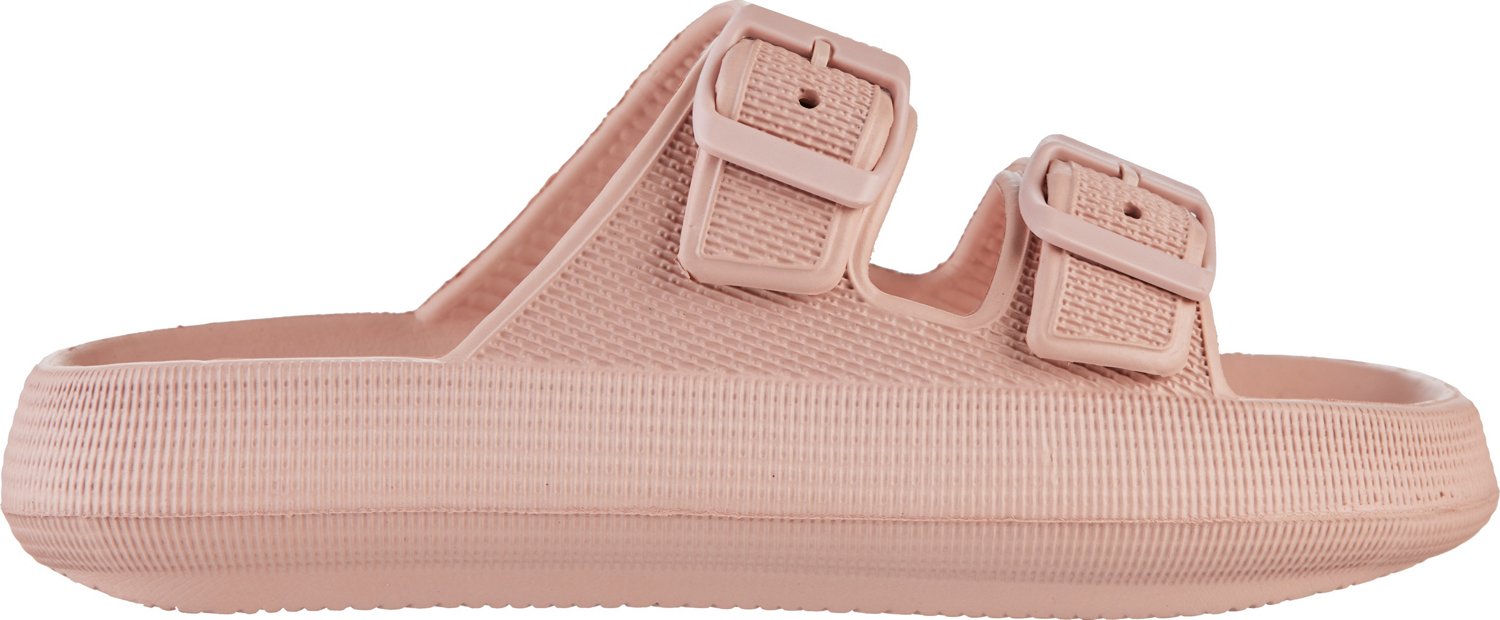 O'Rageous Women's 2Buckle Cushion Pool Slides Academy