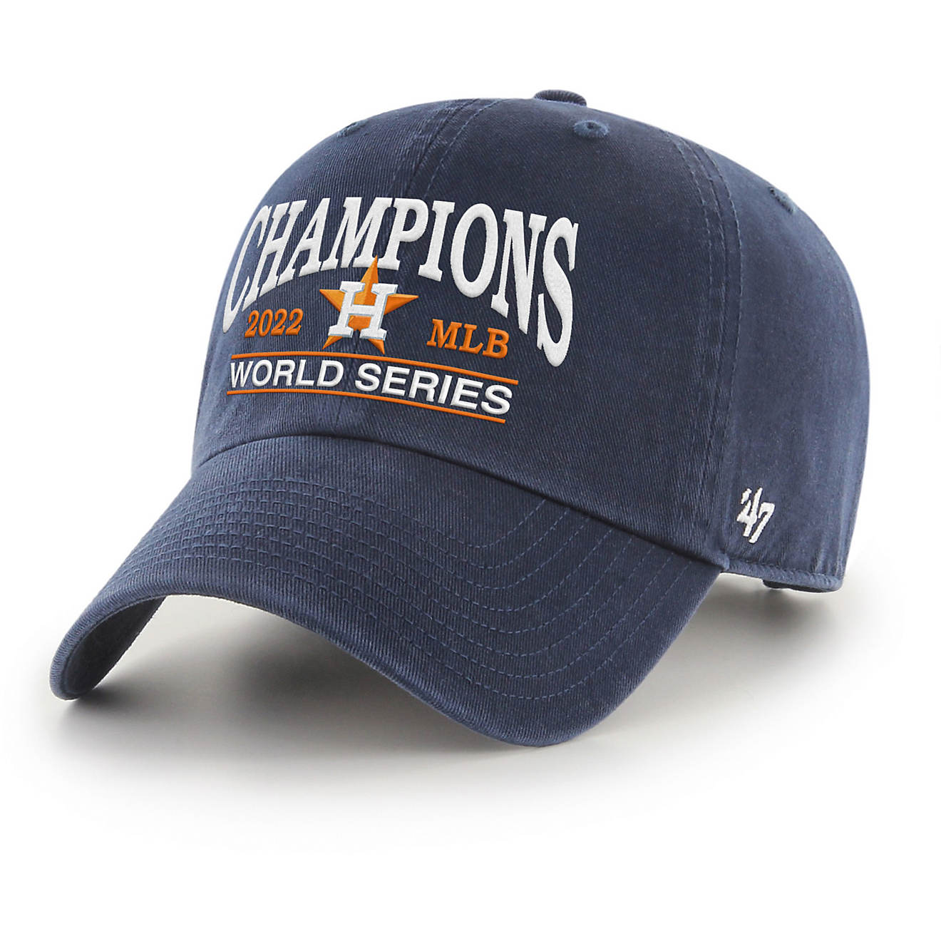 '47 Houston Astros 2022 World Series Champs Clean Up Cap                                                                         - view number 1
