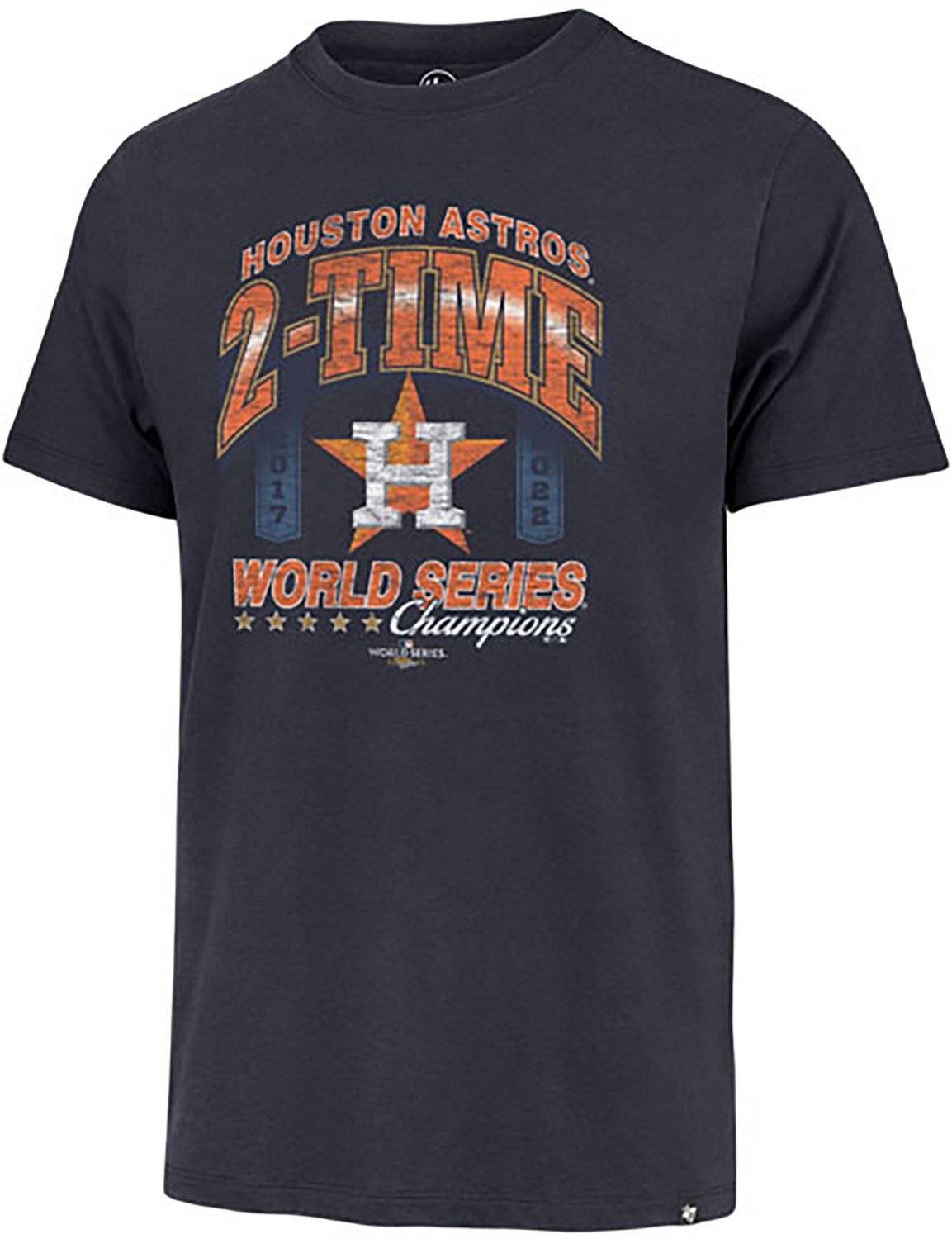 47 Men's Houston Astros 2022 World Series Multi-Champs Franklin T-shirt