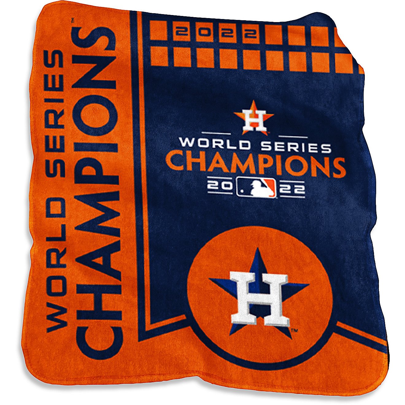 Logo Brands Houston Astros 2022 World Series Champs Silk Touch Throw                                                             - view number 1