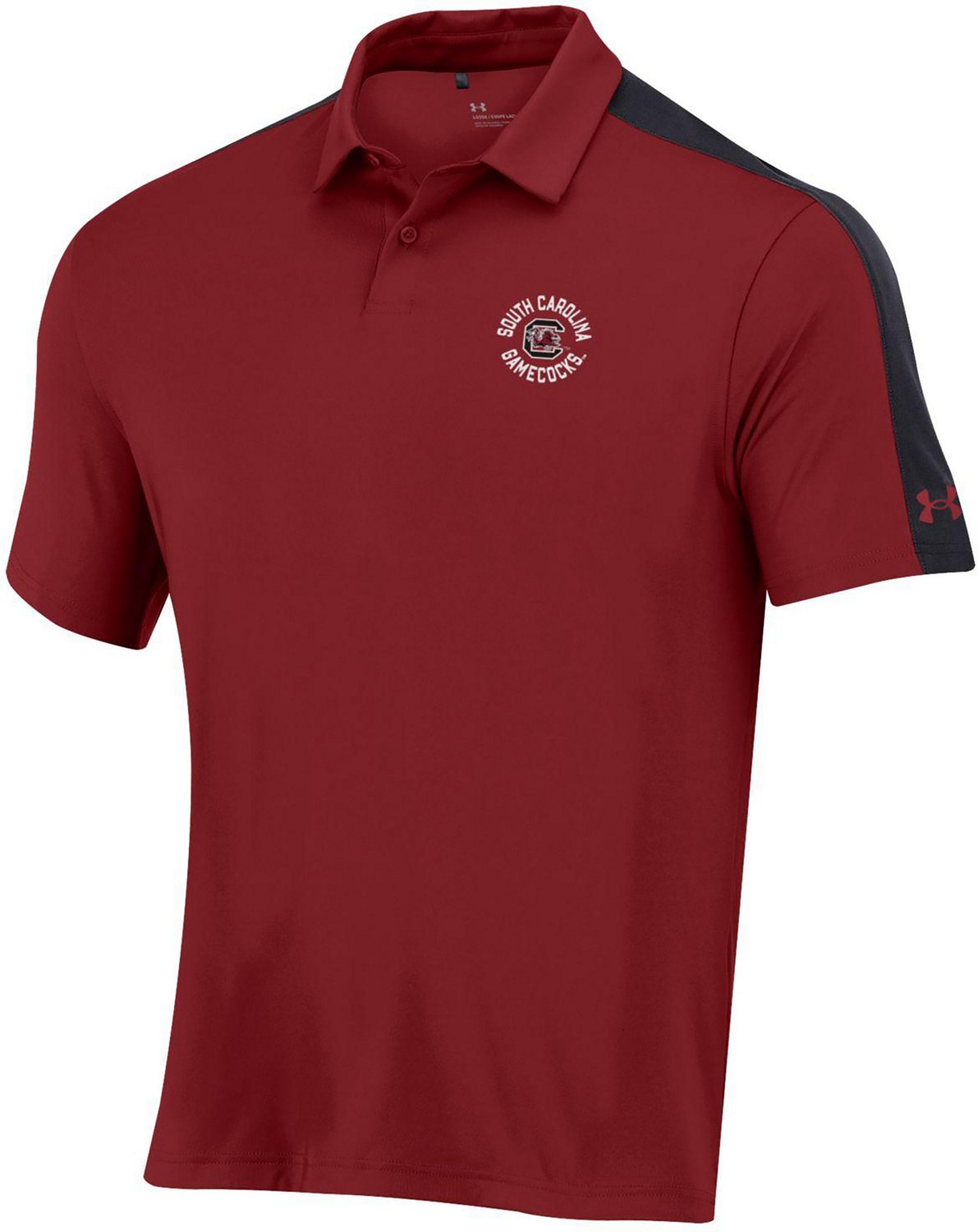 Under Armour Mens University Of South Carolina Gameday Polo Shirt Academy 