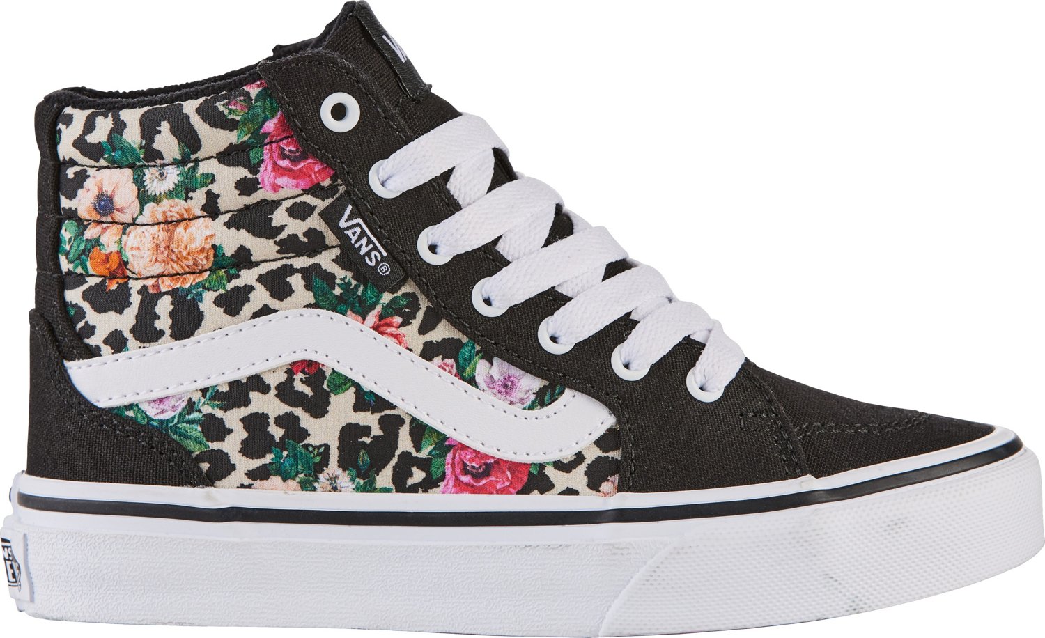 Floral high outlet top vans