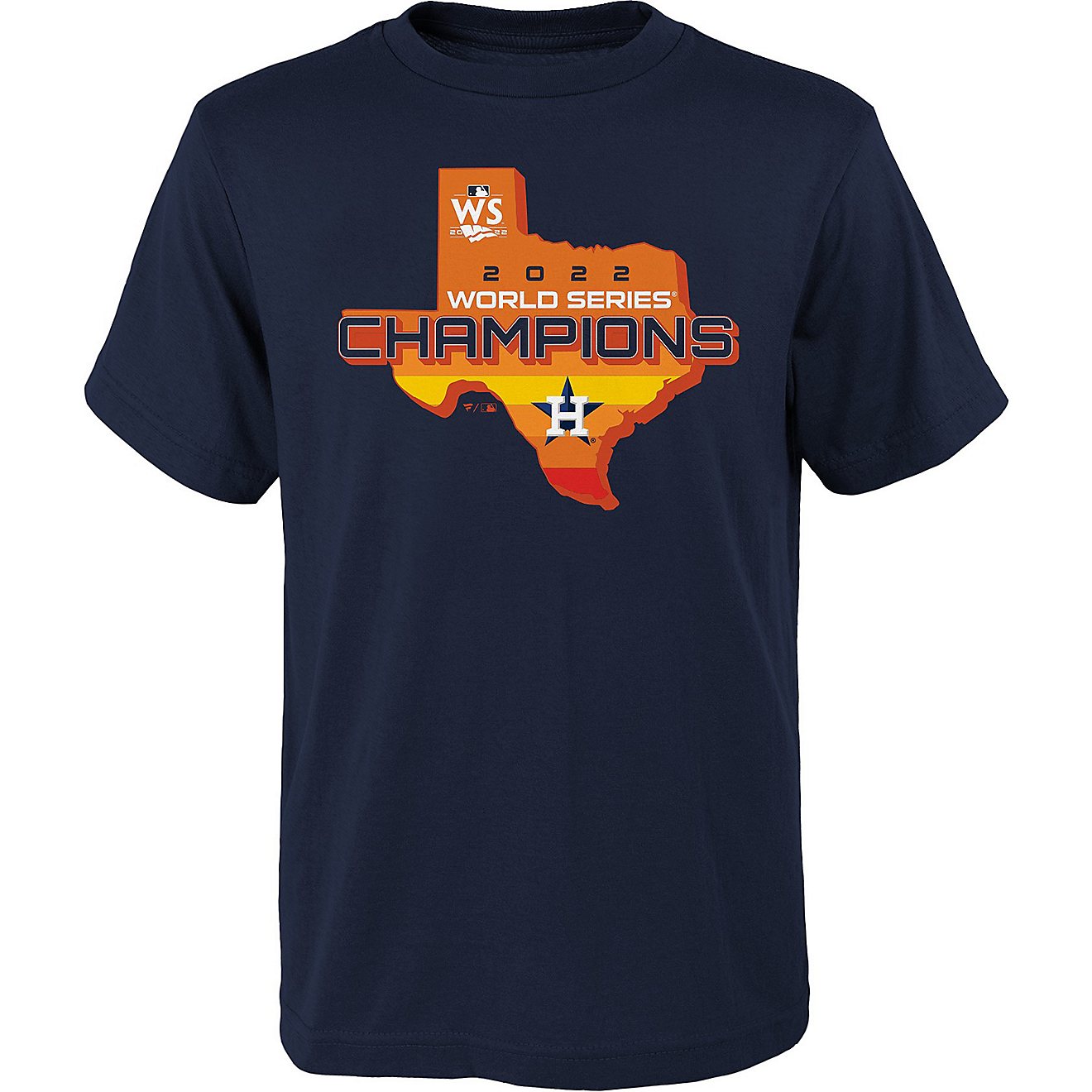 Fanatics Youth Houston Astros 2022 World Series Champs Stealing Home T-shirt                                                     - view number 1