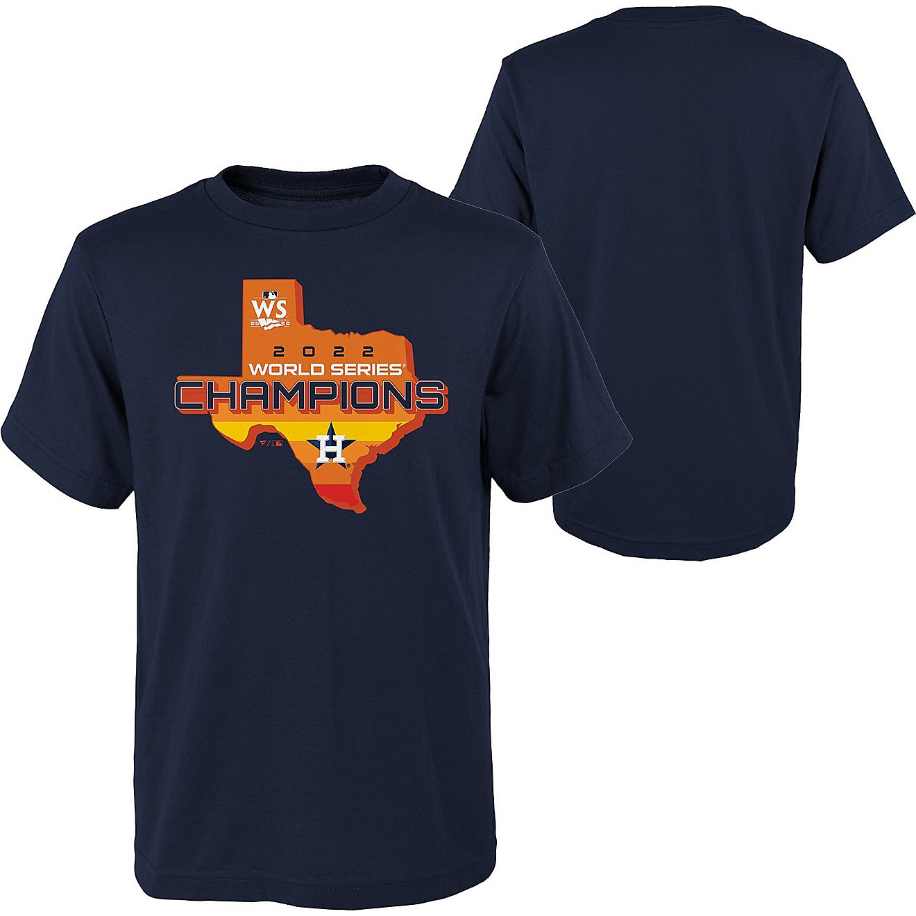 Fanatics Youth Houston Astros 2022 World Series Champs Stealing Home T-shirt                                                     - view number 3