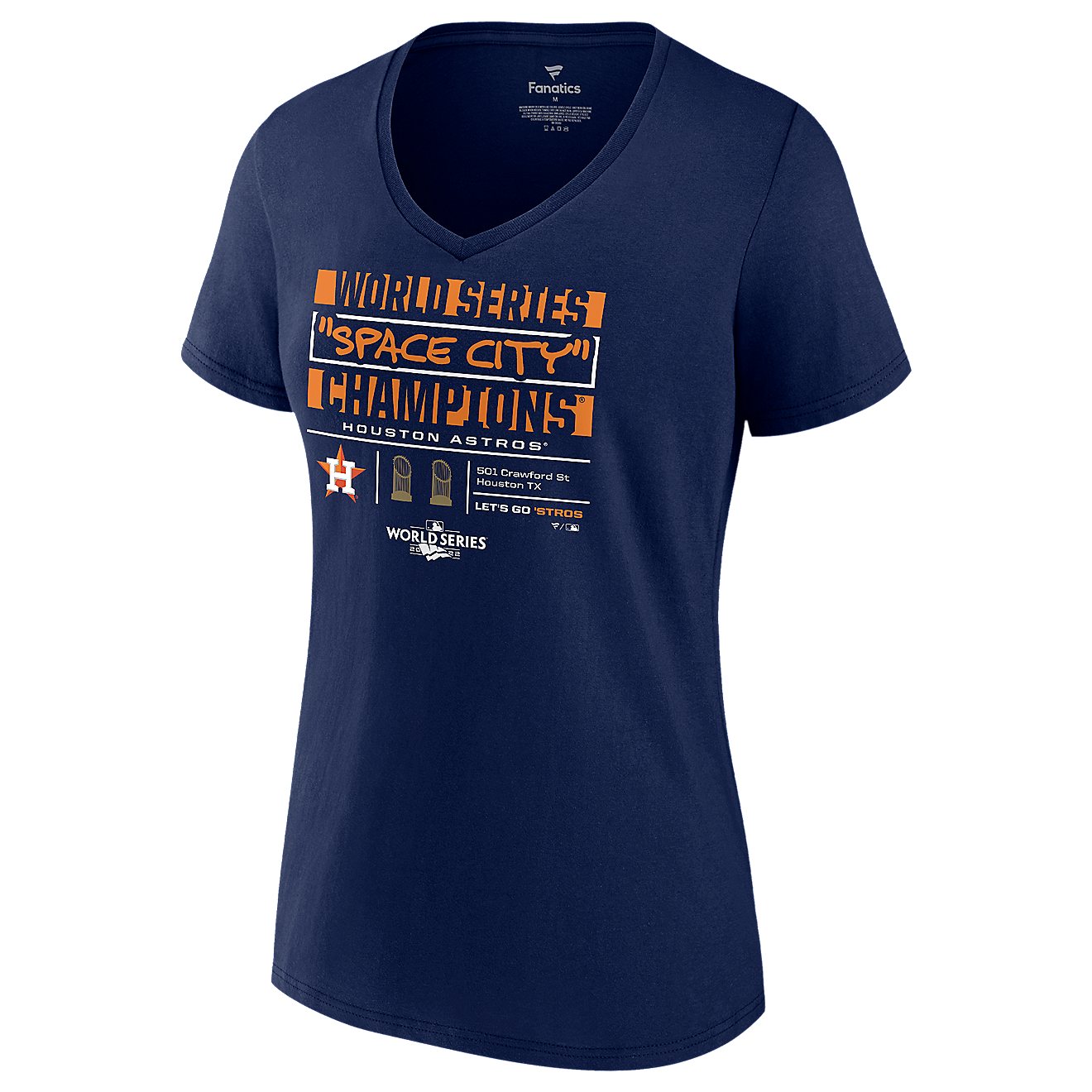 Fanatics Women's Houston Astros 2022 World Series Champs Hometown Indispensable T-shirt                                          - view number 1
