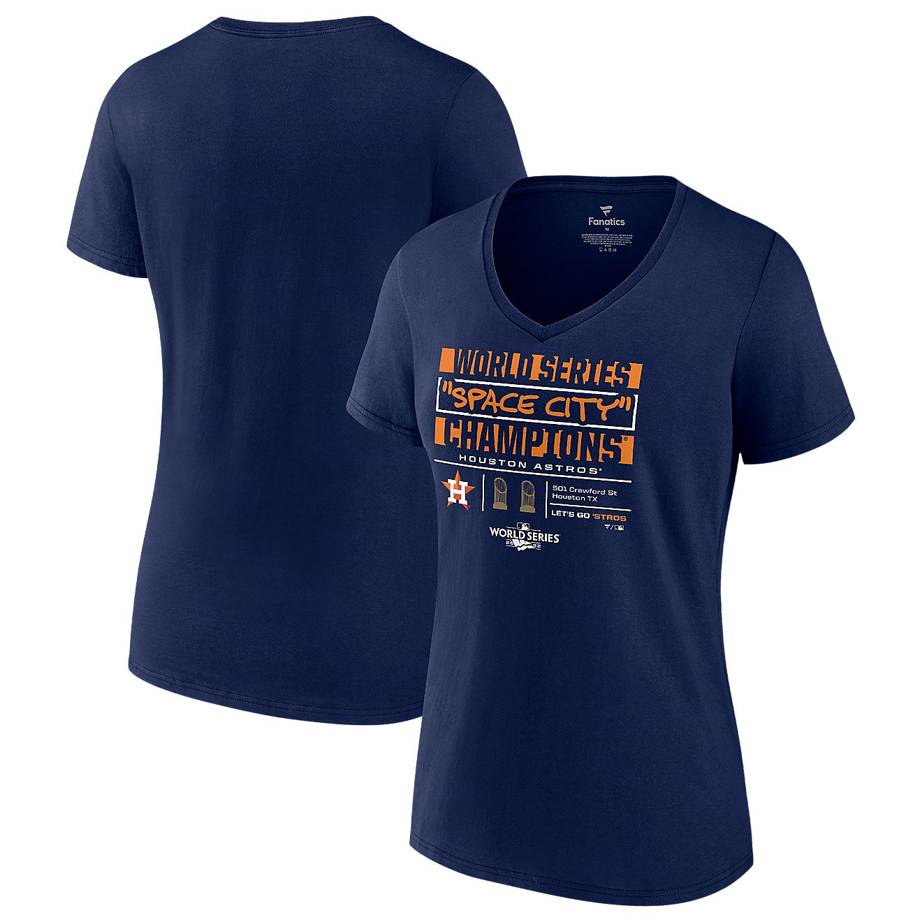 Fanatics Women's Houston Astros 2022 World Series Champs Hometown Indispensable T-shirt                                          - view number 3