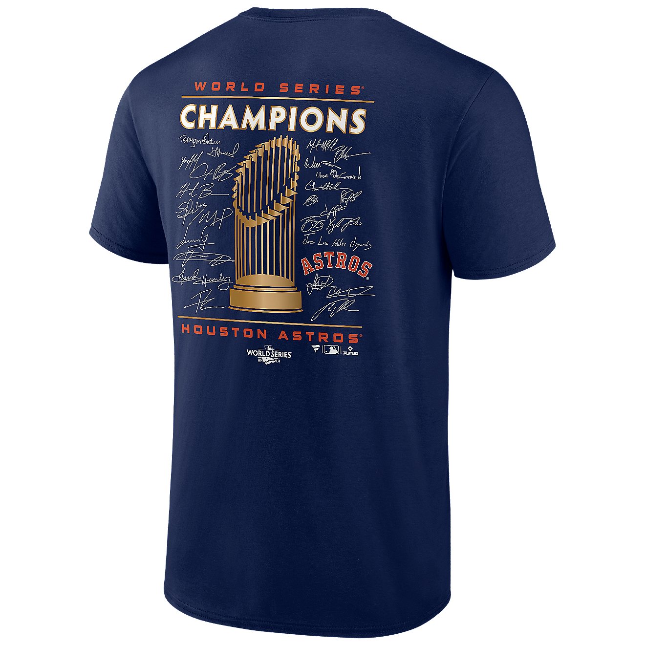 Fanatics Men's Houston Astros 2022 World Series Champs Signature Roster T-shirt                                                  - view number 2