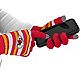 Forever Collectibles Men's Kansas City Chiefs Striped Knit Gloves                                                                - view number 1 image