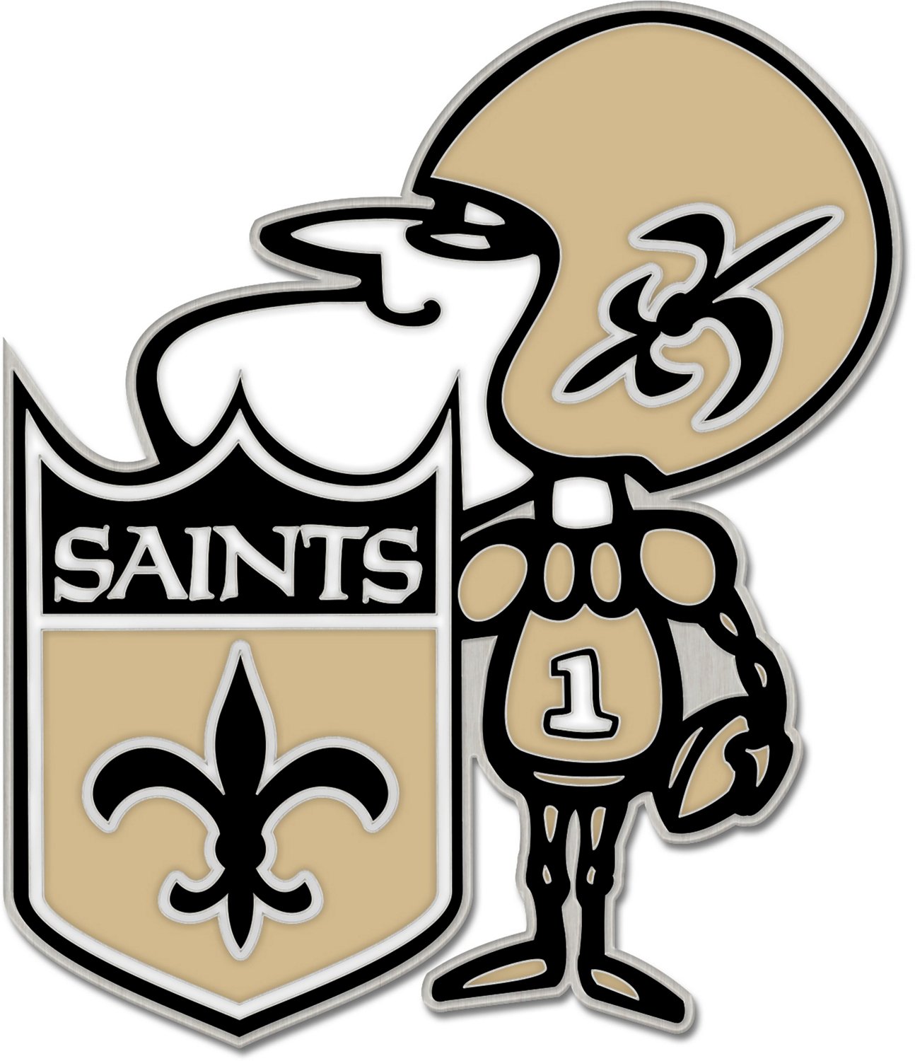 saints throwback logo