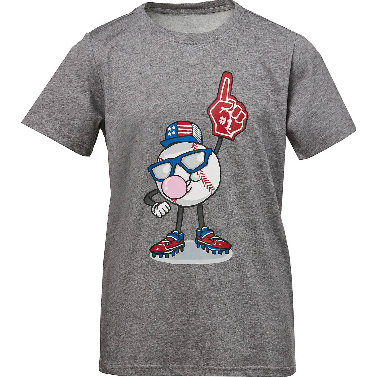 BCG Boys' Cotton Baseball Graphic T-shirt                                                                                        - view number 1