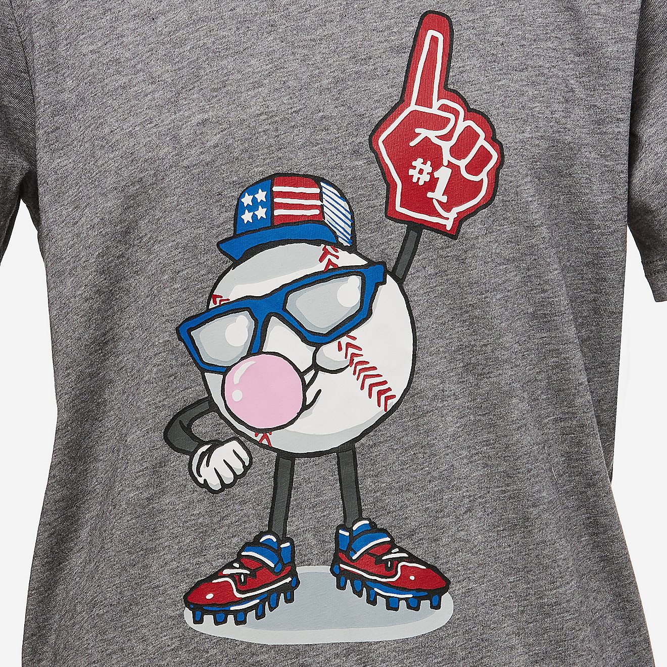 BCG Boys' Cotton Baseball Graphic T-shirt                                                                                        - view number 3
