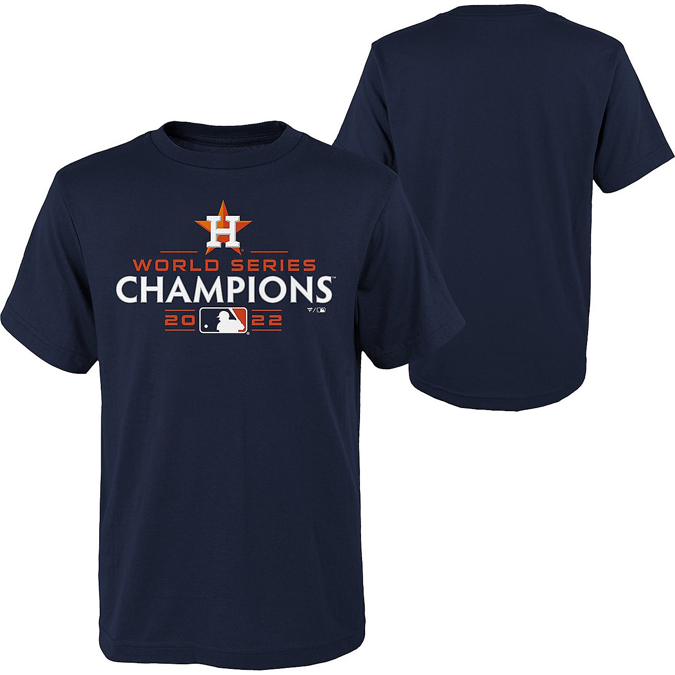 Fanatics Youth Houston Astros 2022 World Series Champs Logo T-shirt                                                              - view number 3