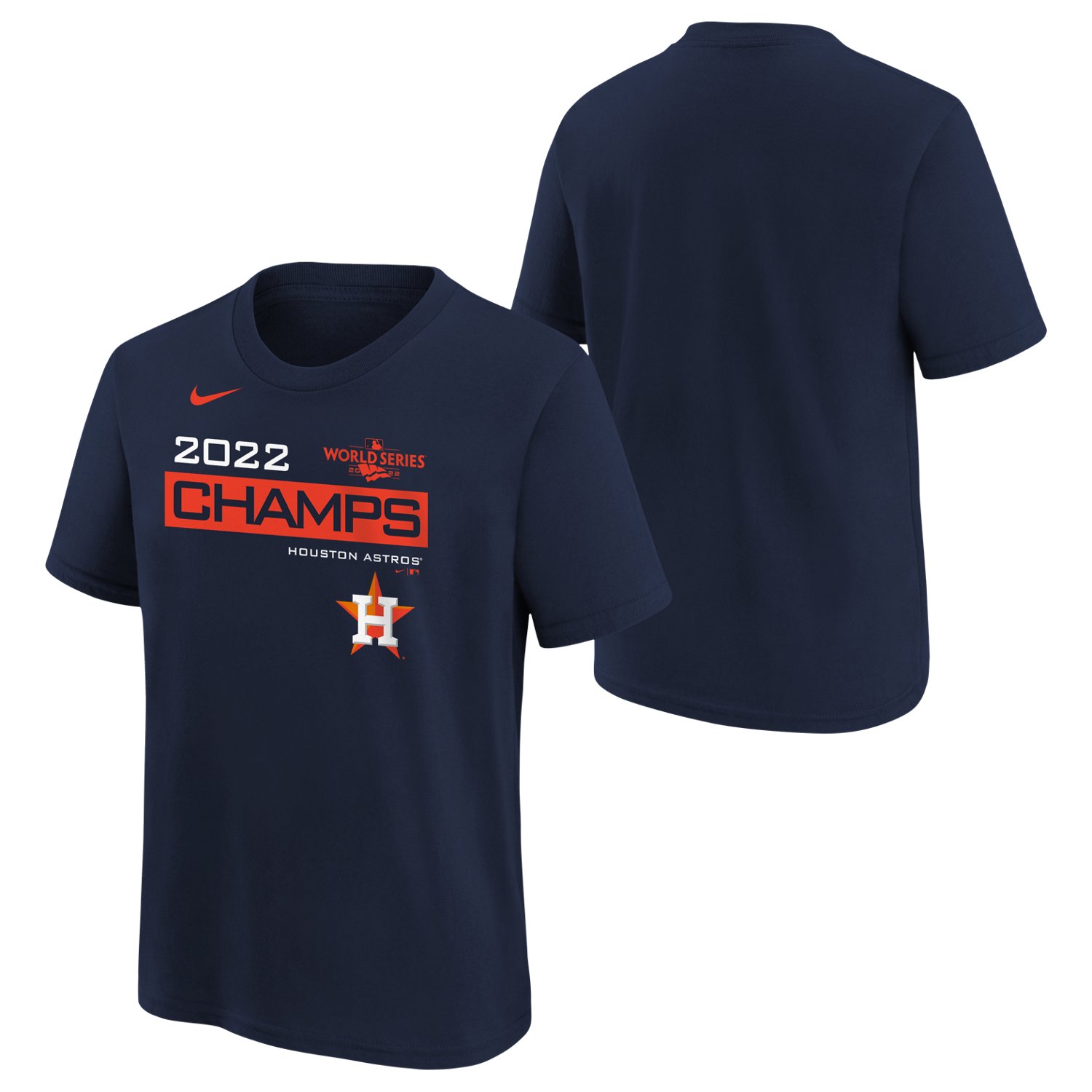 Nike Youth Houston Astros 2022 World Series Champs Celebration T-shirt - view number 3