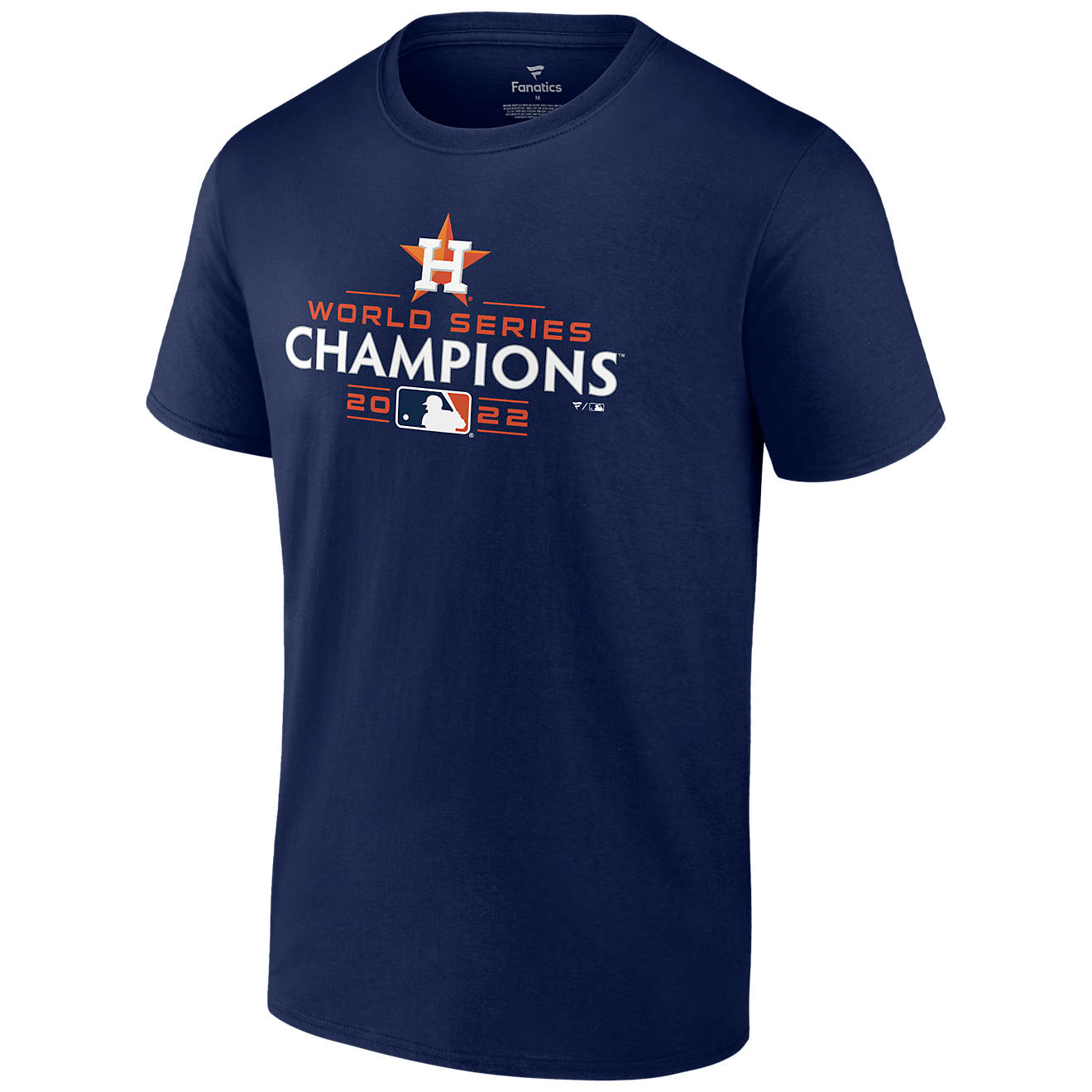 Fanatics Men's Houston Astros 2022 World Series Champs Logo T-shirt                                                              - view number 1