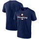 Fanatics Men's Houston Astros 2022 World Series Champs Logo T-shirt                                                              - view number 3 image