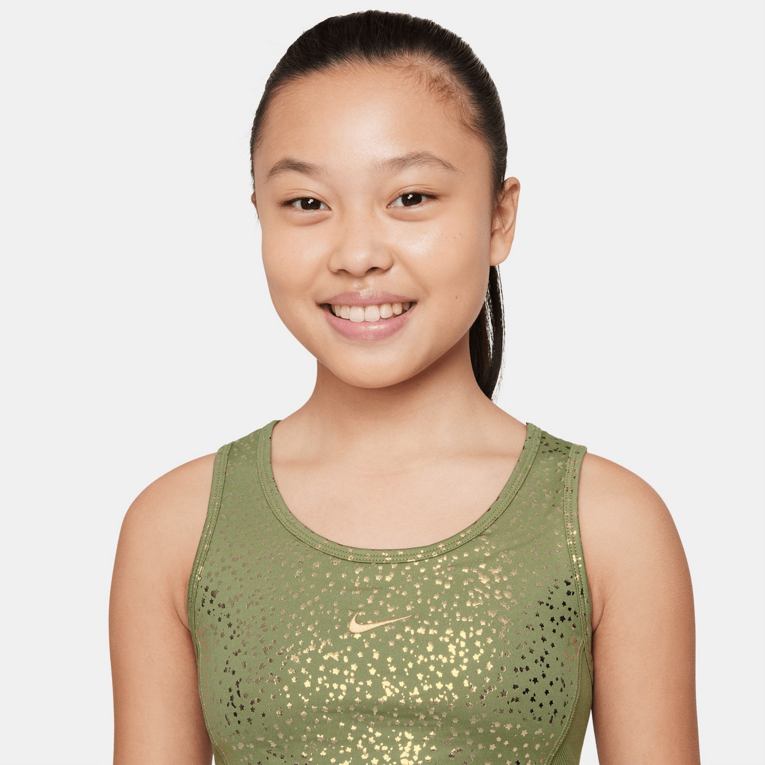 Nike Girls’ Dri-FIT One Tank Sports Bra - view number 3
