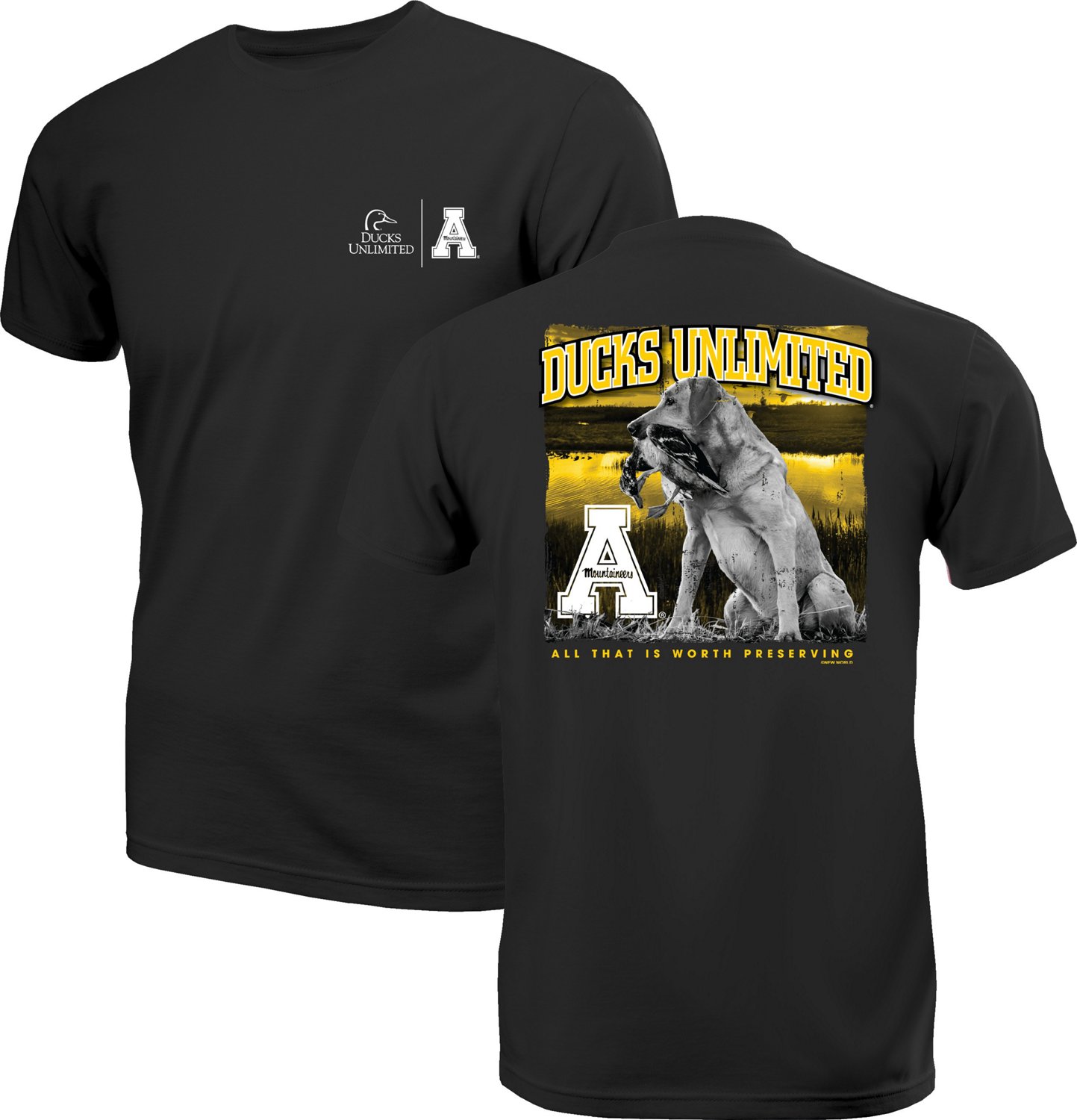 New World Graphics Men's Appalachian State University Ducks Unlimited