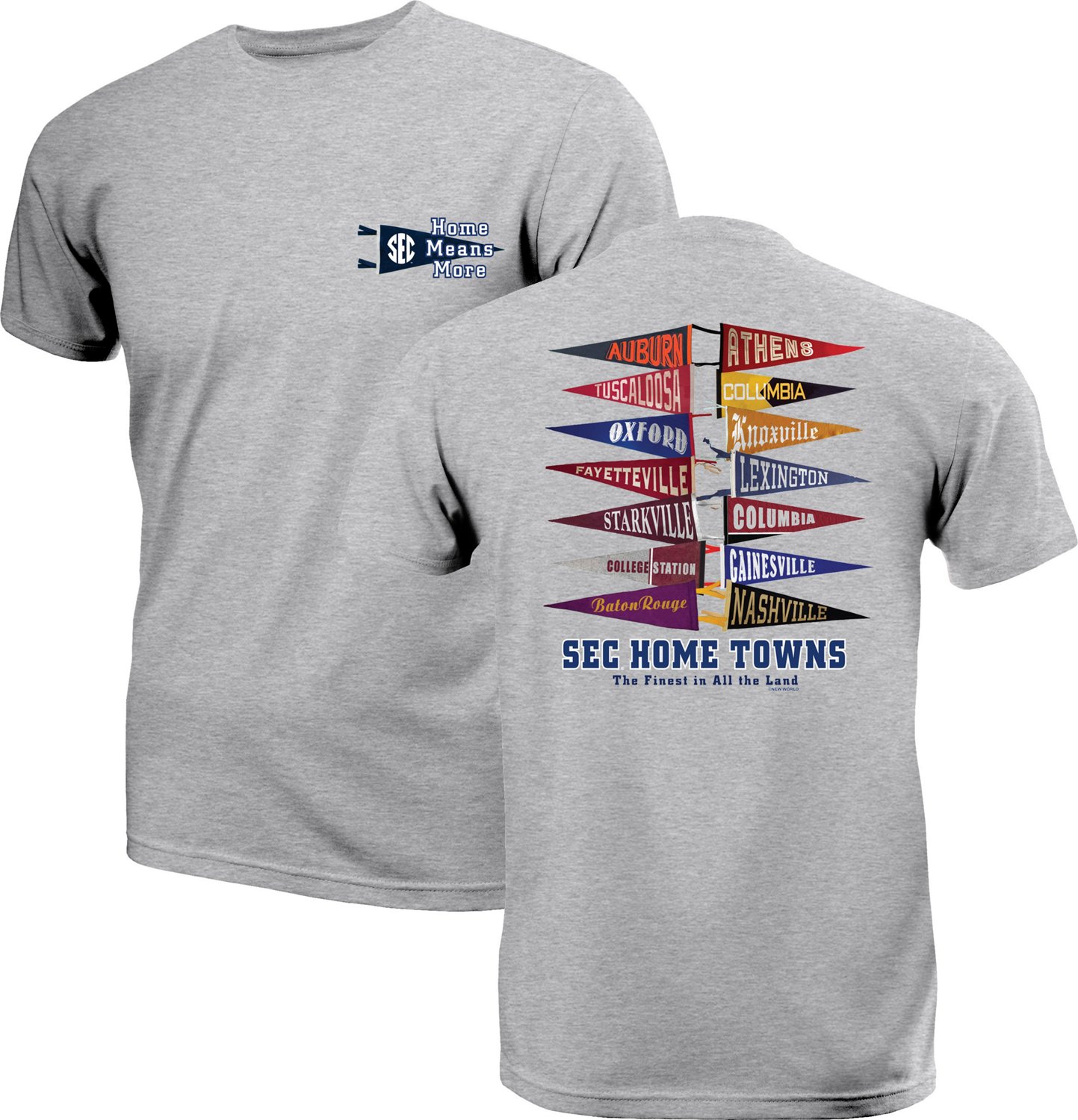 New World Graphics Men's Southeastern Conference Home Town T-shirt