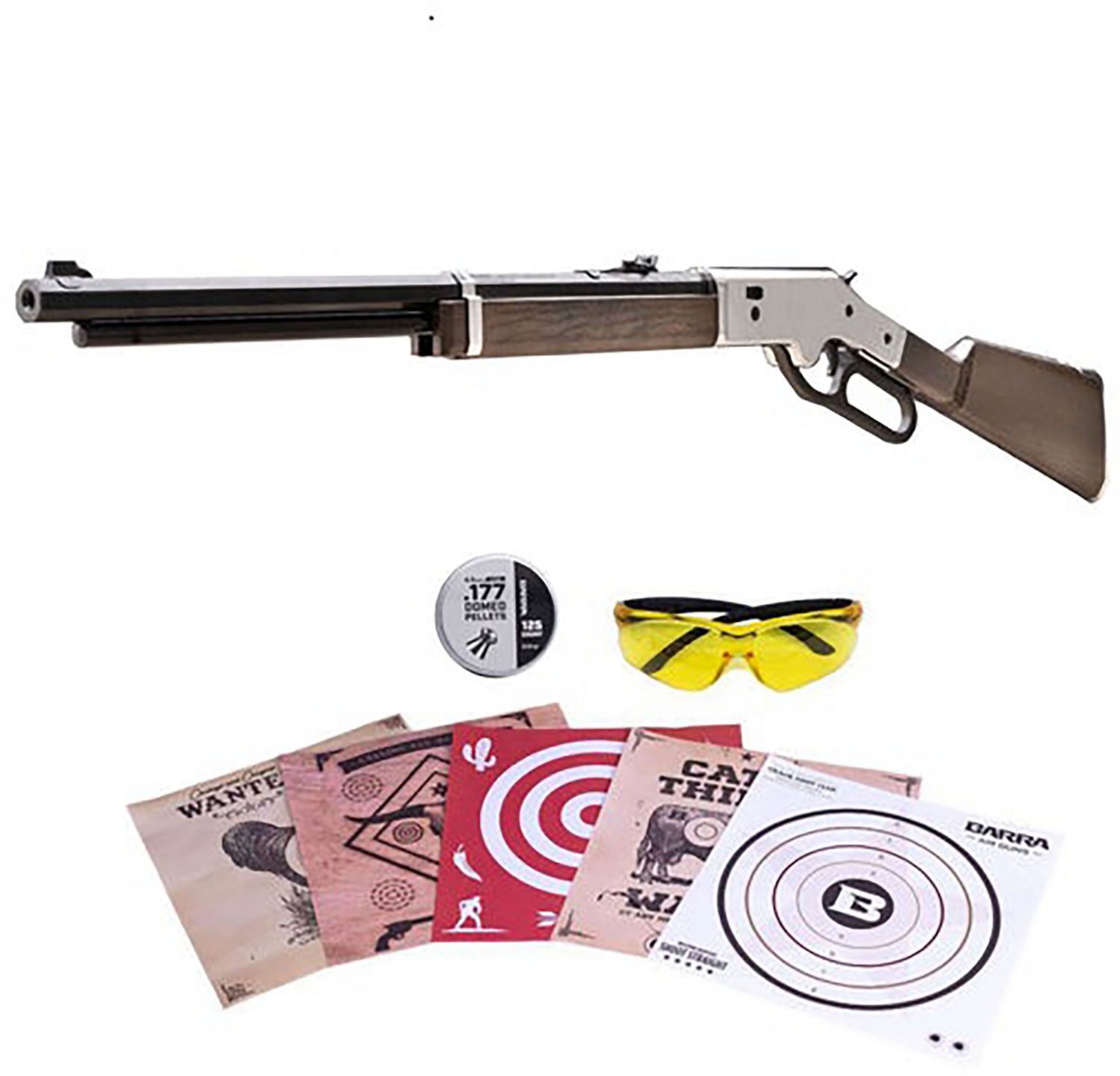 1866 Silver Cowboy .177 Single Action Air Rifle Kit - view number 6