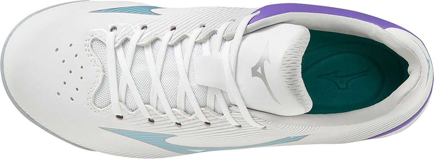 Mizuno Girls' Wave Finch Lightrevo Jr Softball Cleats                                                                            - view number 3