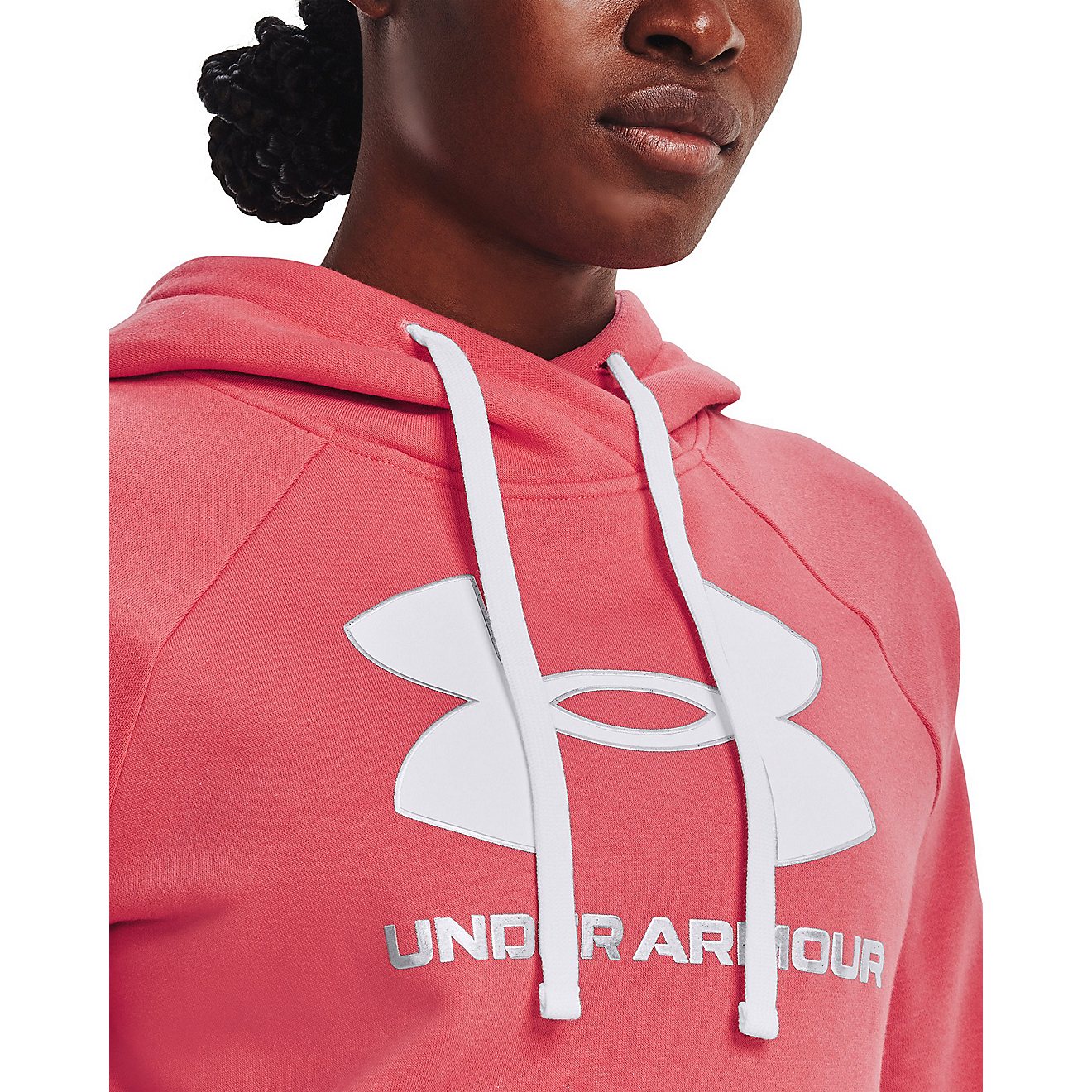 Under Armour Women's Rival Fleece Big Logo Fill Hoodie                                                                           - view number 3