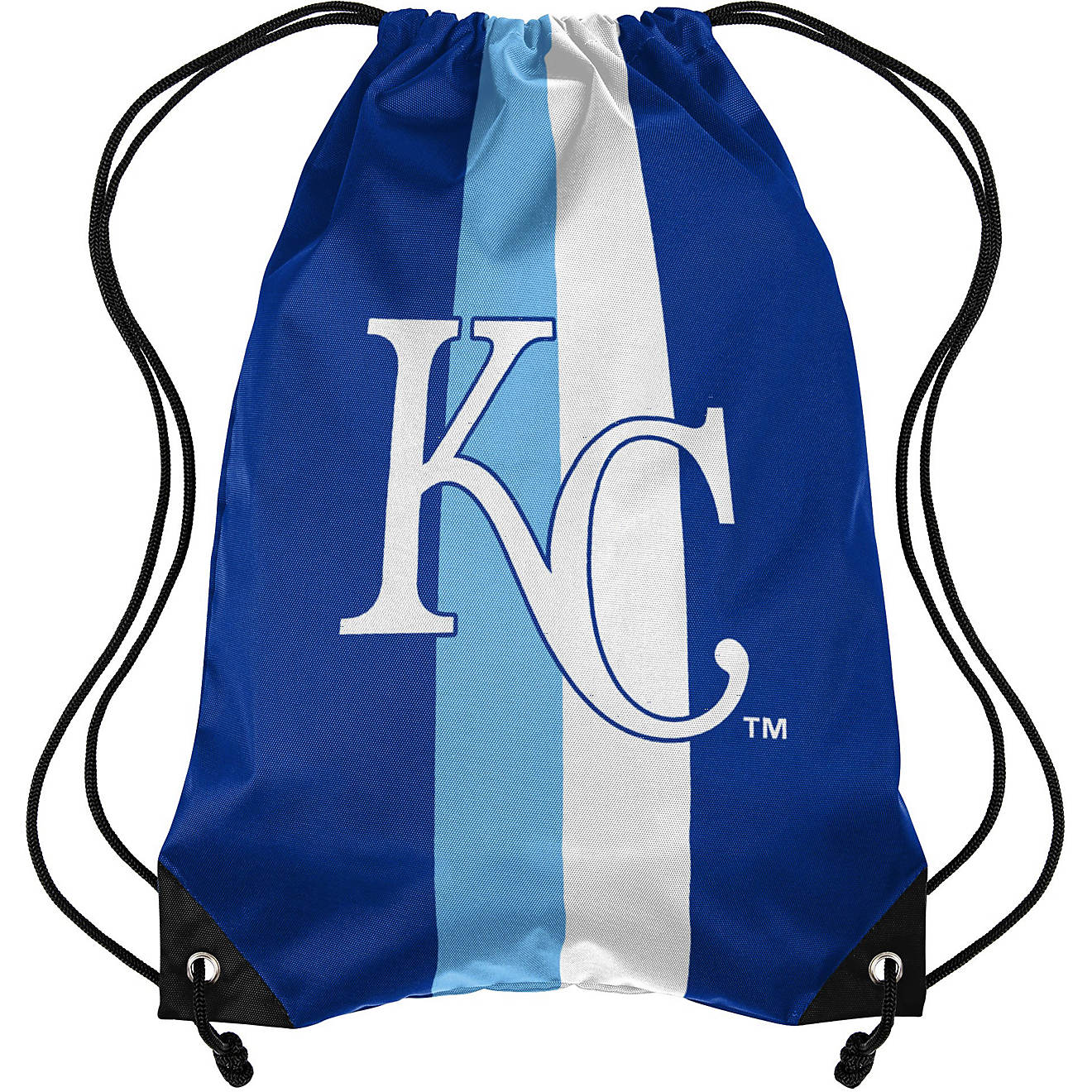 Forever Collectibles Kansas City Royals Team Stripe Drawstring Backpack                                                          - view number 1