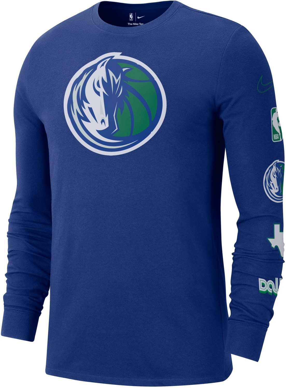 Nike Men's Dallas Mavericks Essential City Edition Long Sleeve T-shirt