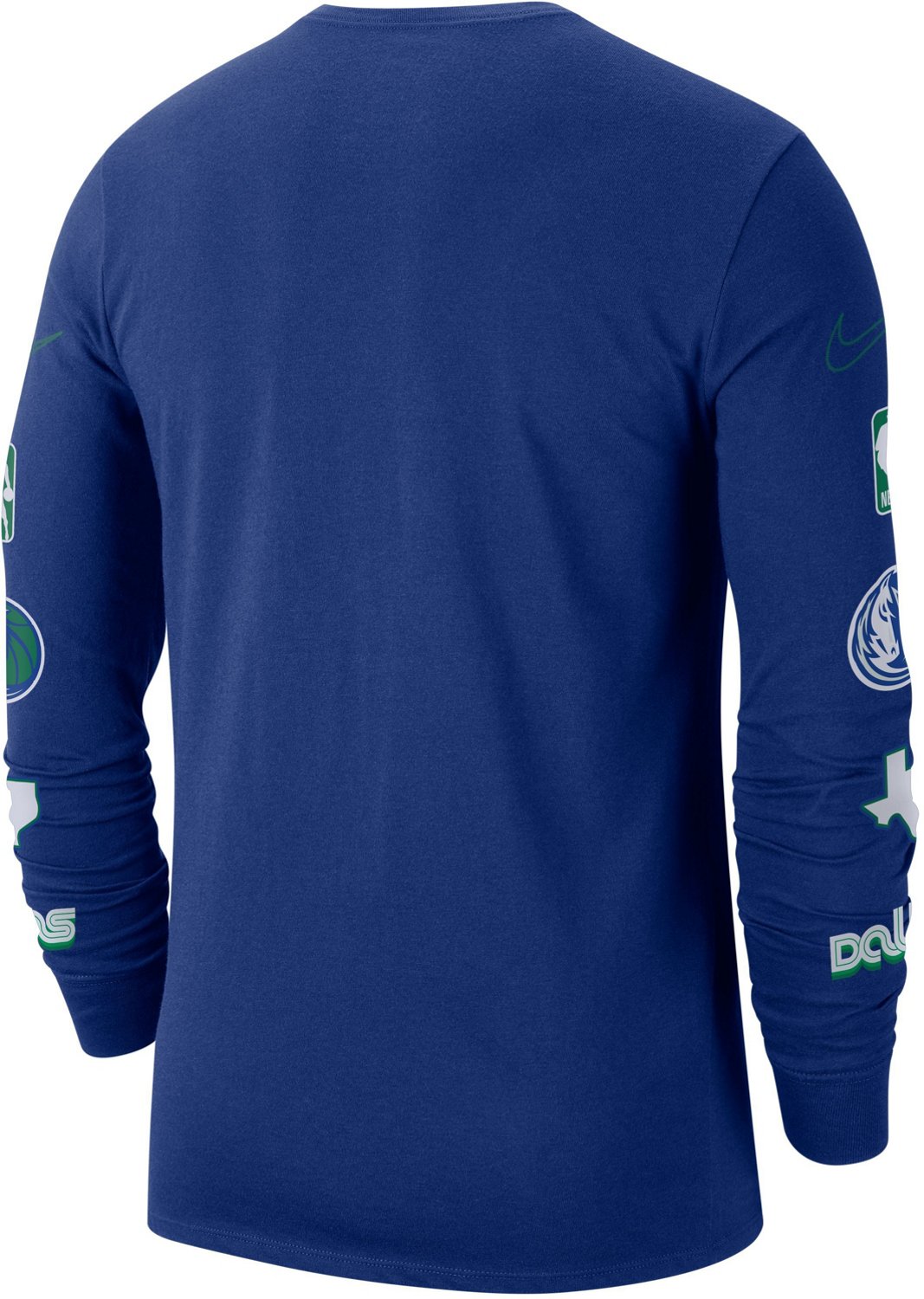 Nike Men's Dallas Mavericks Essential City Edition Long Sleeve T-shirt - view number 2