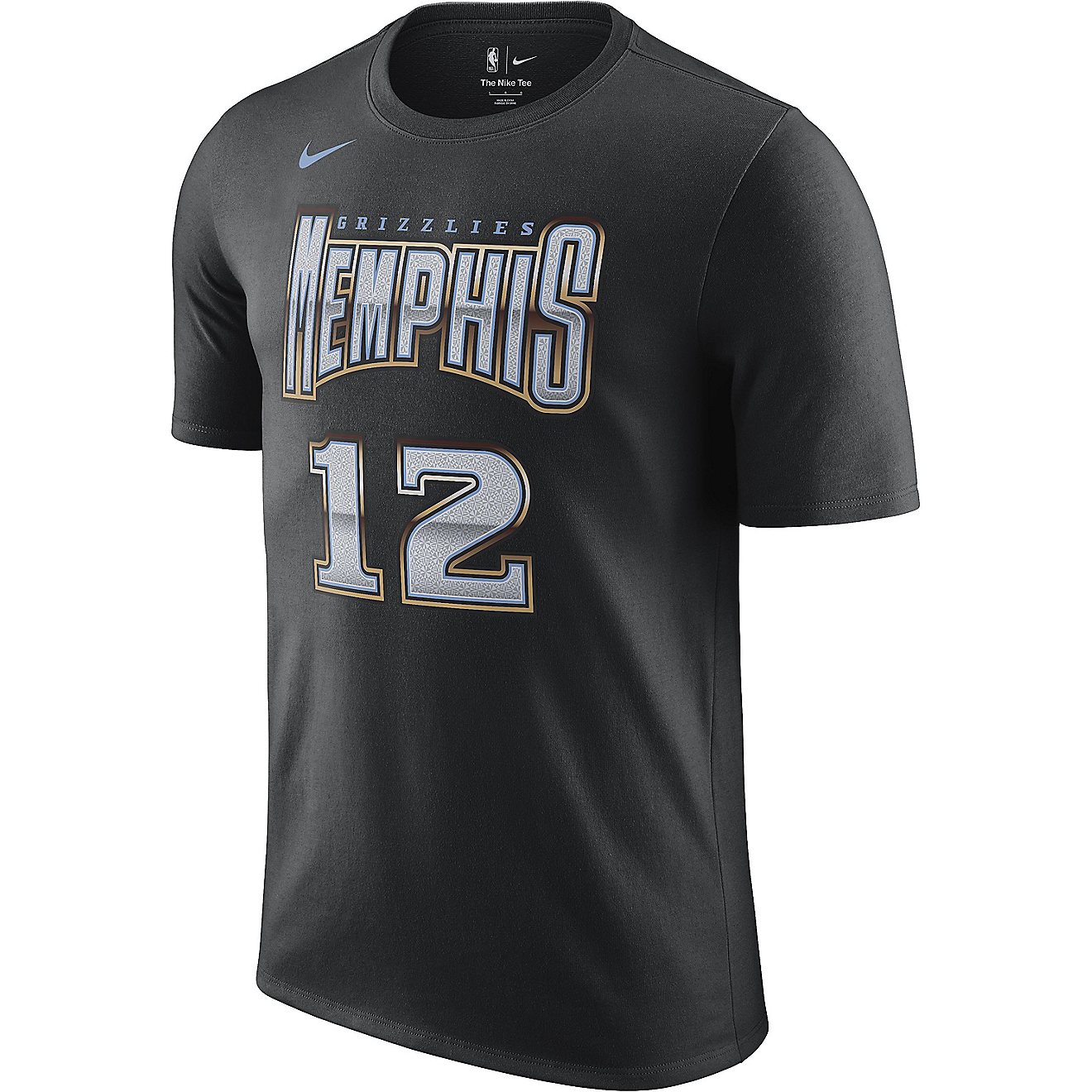 Nike Men's Memphis Grizzlies Ja Morant #12 Essential City Edition T-shirt                                                        - view number 2