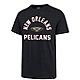 '47 Men's New Orleans Pelicans Pro Arch Super Rival T-shirt                                                                      - view number 1 image