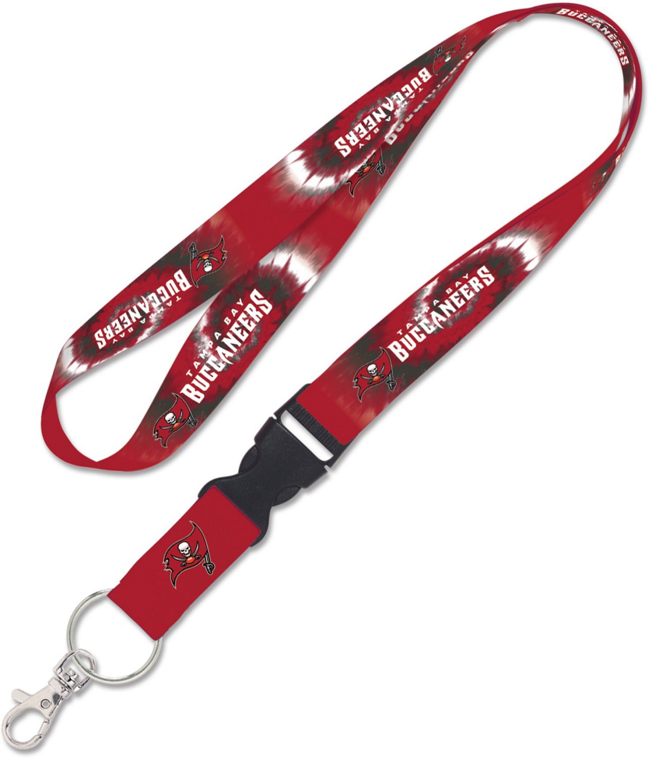 WinCraft Tampa Bay Buccaneers Tie-Dye Lanyard with Detachable Buckle