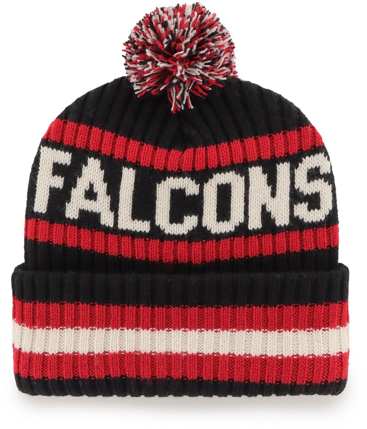'47 Adults' Atlanta Falcons Bering Cuff Knit Pom Cap - view number 2