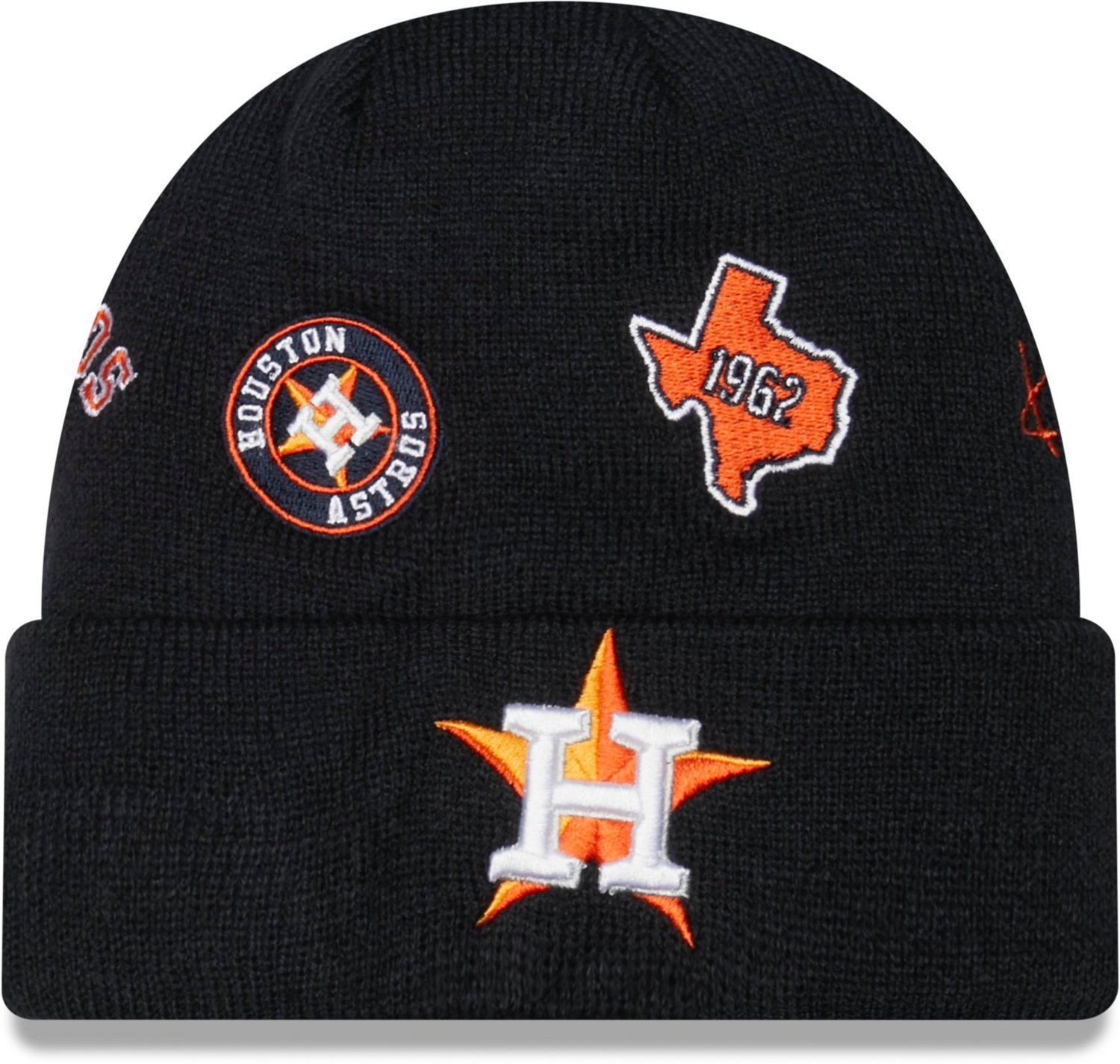 New Era Men's Houston Astros Identity Knit Hat Academy